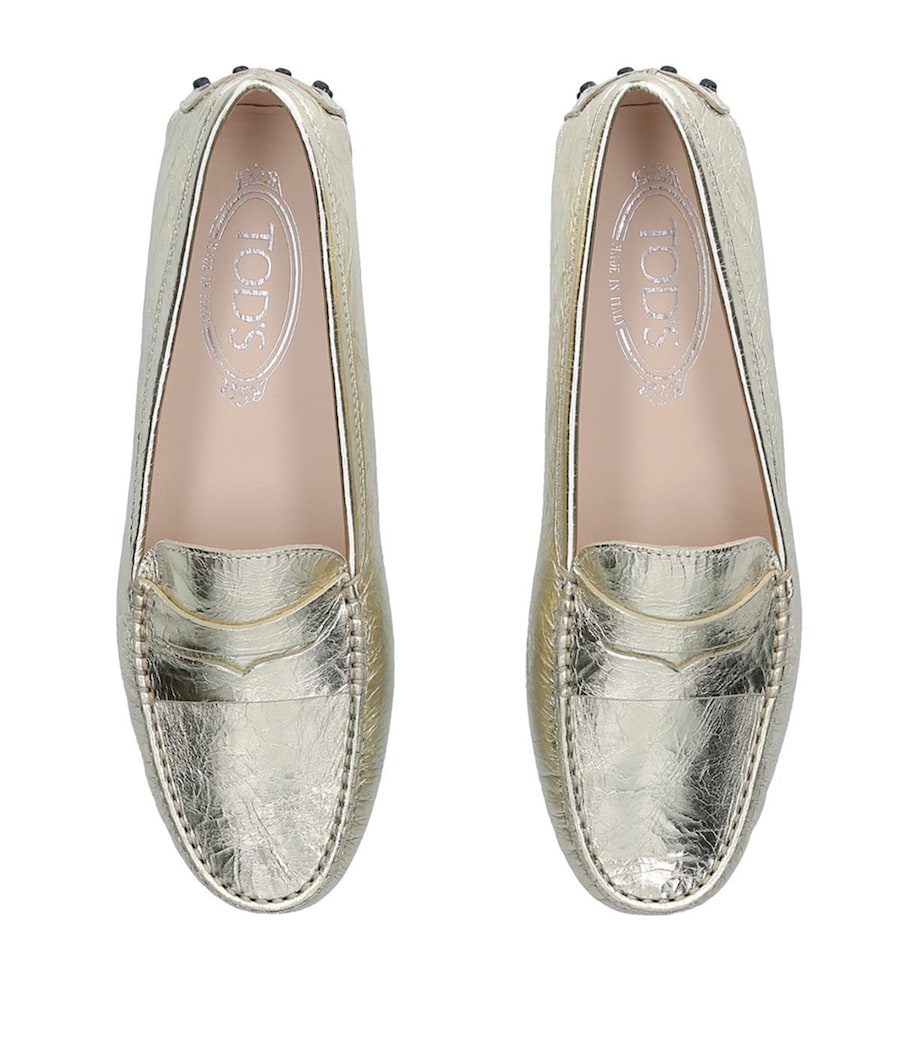Leather Gommino Driving Shoes GOLD Image 4