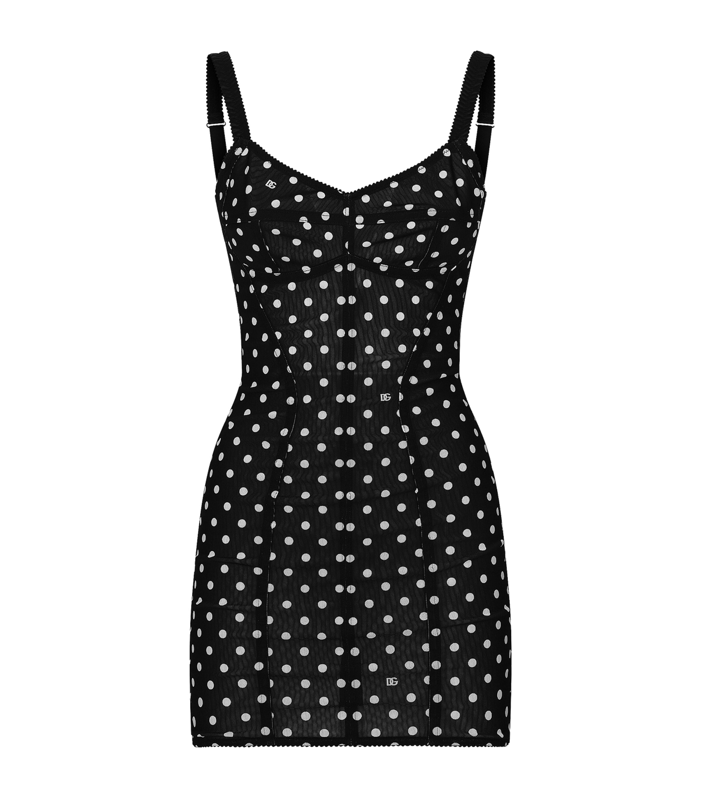 DOLCE & GABBANA POLKA DOT MINI DRESS 