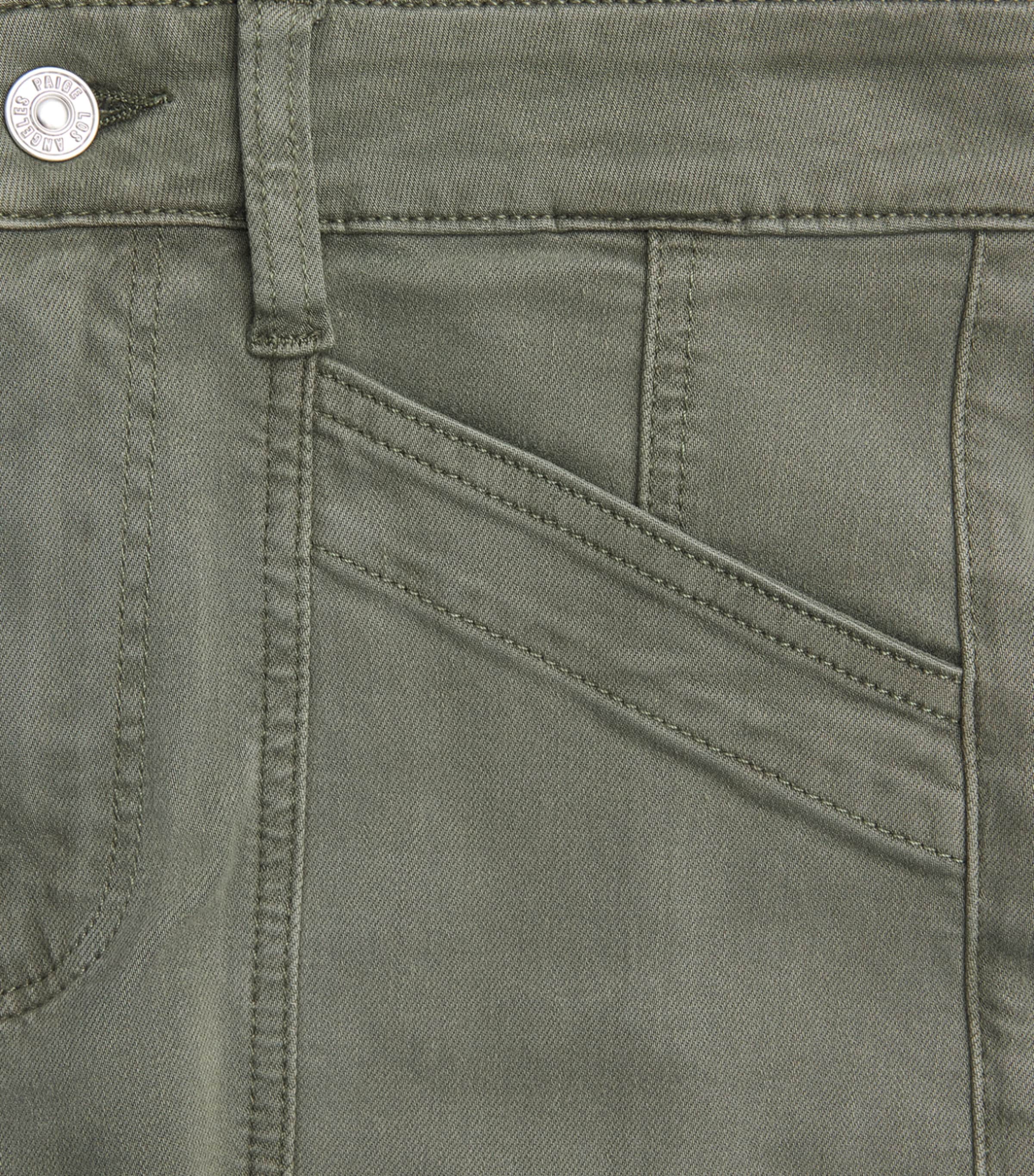 PAIGE Womens Quincy Straight Jeans Vintge Ivy Grn Image 6