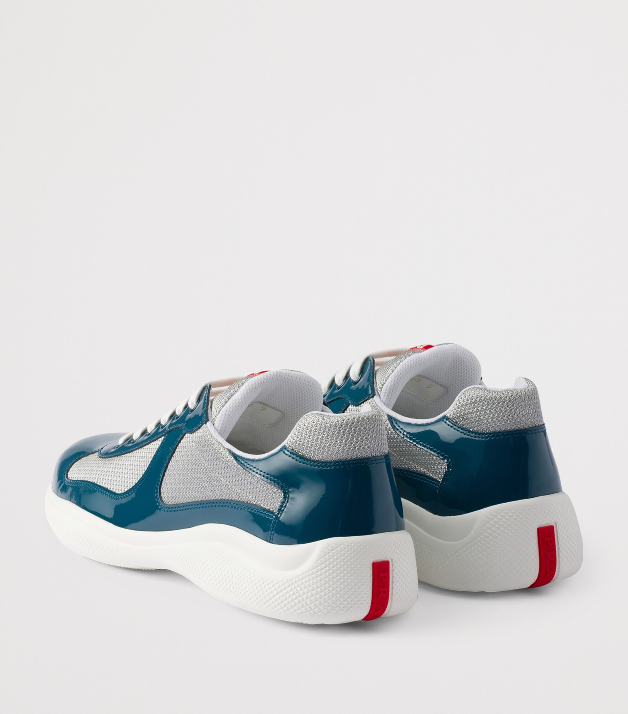 Prada Patent Leather America's Cup Sneakers Image 4