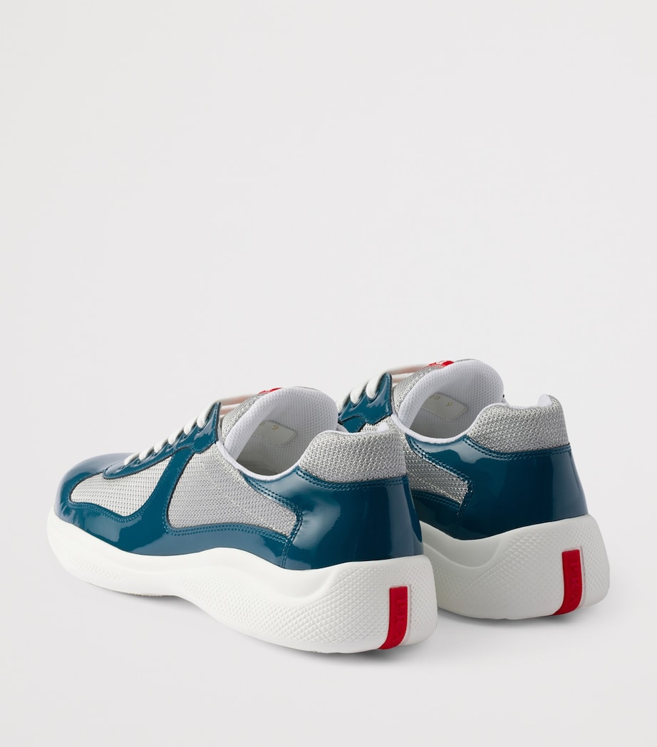 Prada Patent Leather America's Cup Sneakers Image 4