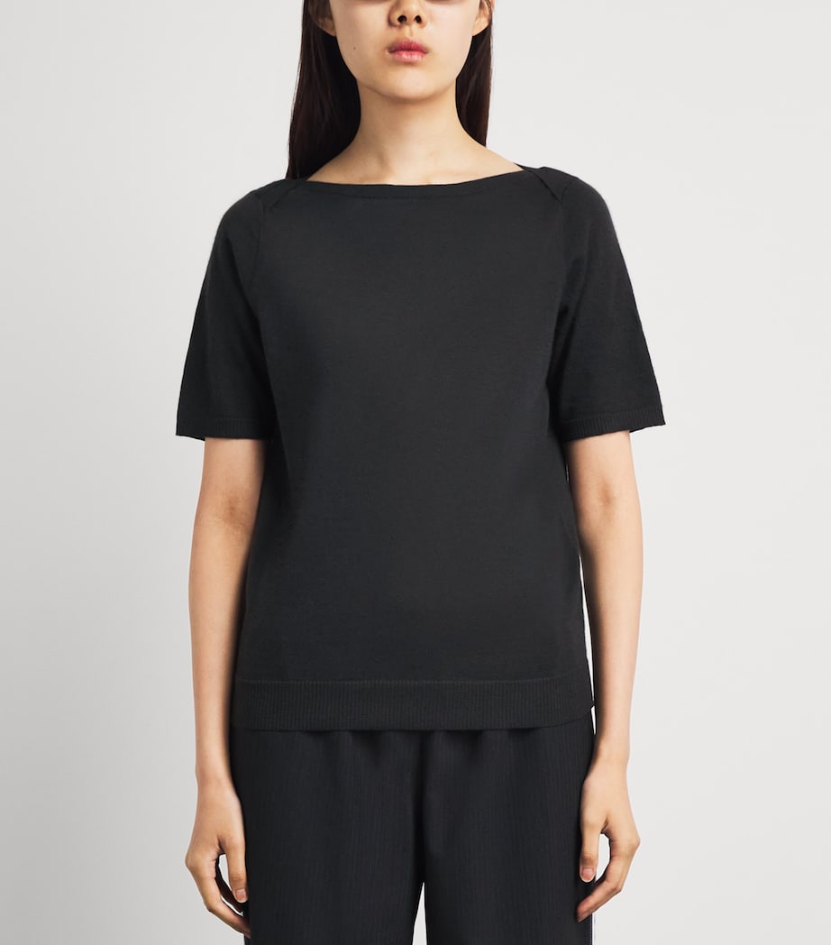 Herskind Womens Cashmere Emanuelle T-Shirt Iron Image 4