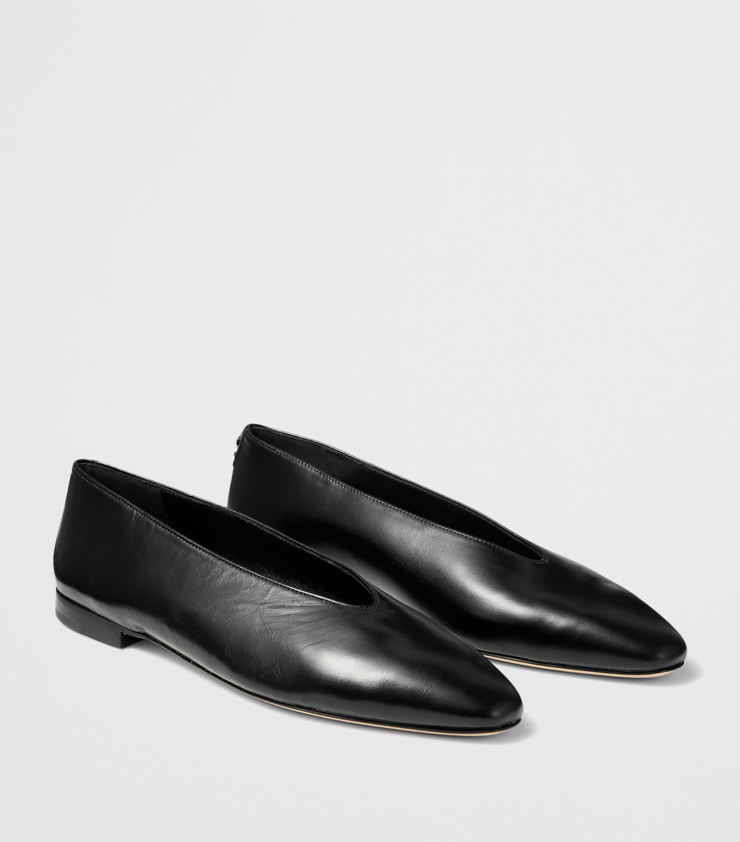 Jimmy Choo Margo Leather Ballet Flats Black Image 2