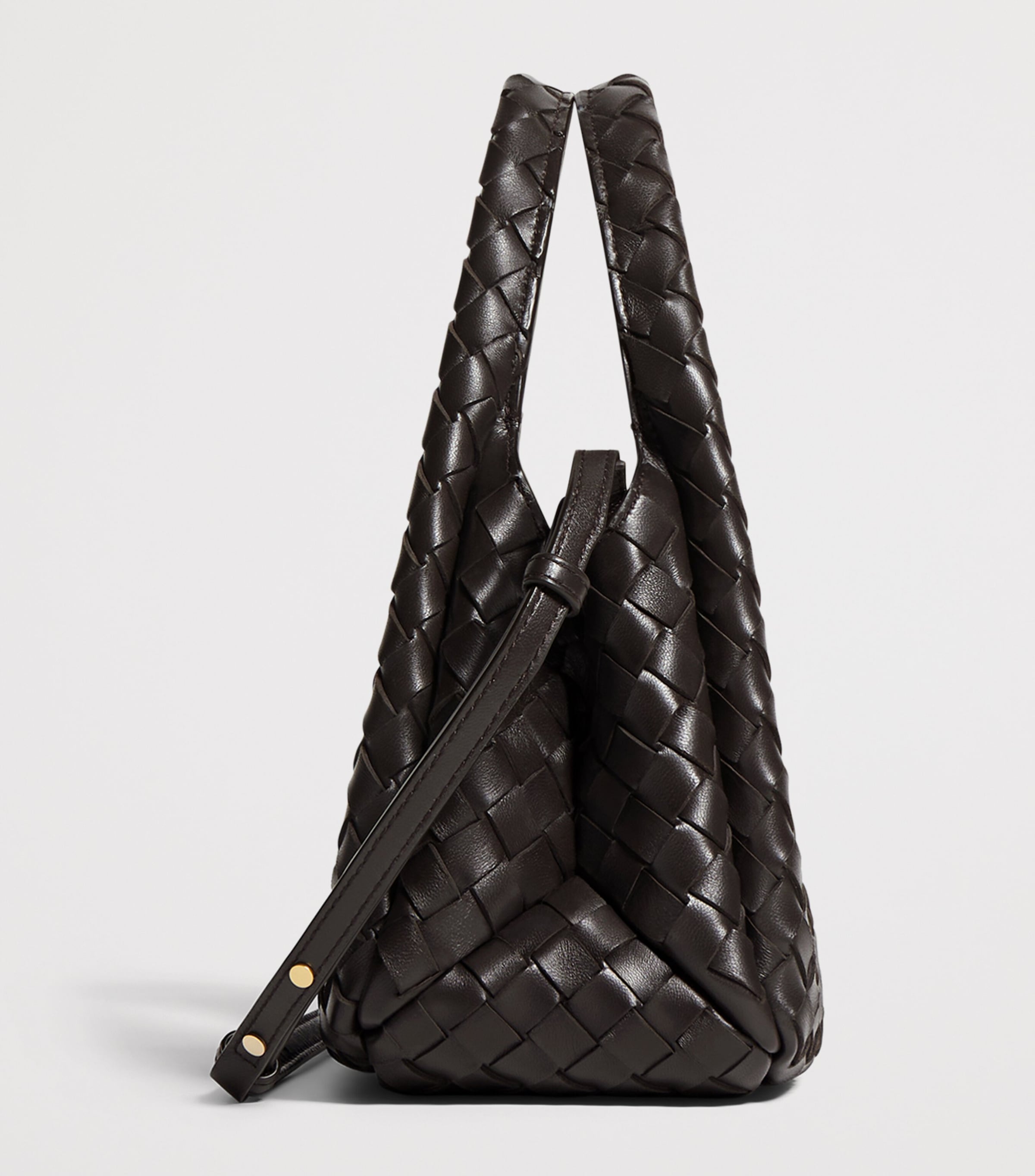 Bottega Veneta Baby Leather Campana Shoulder Bag Image 5