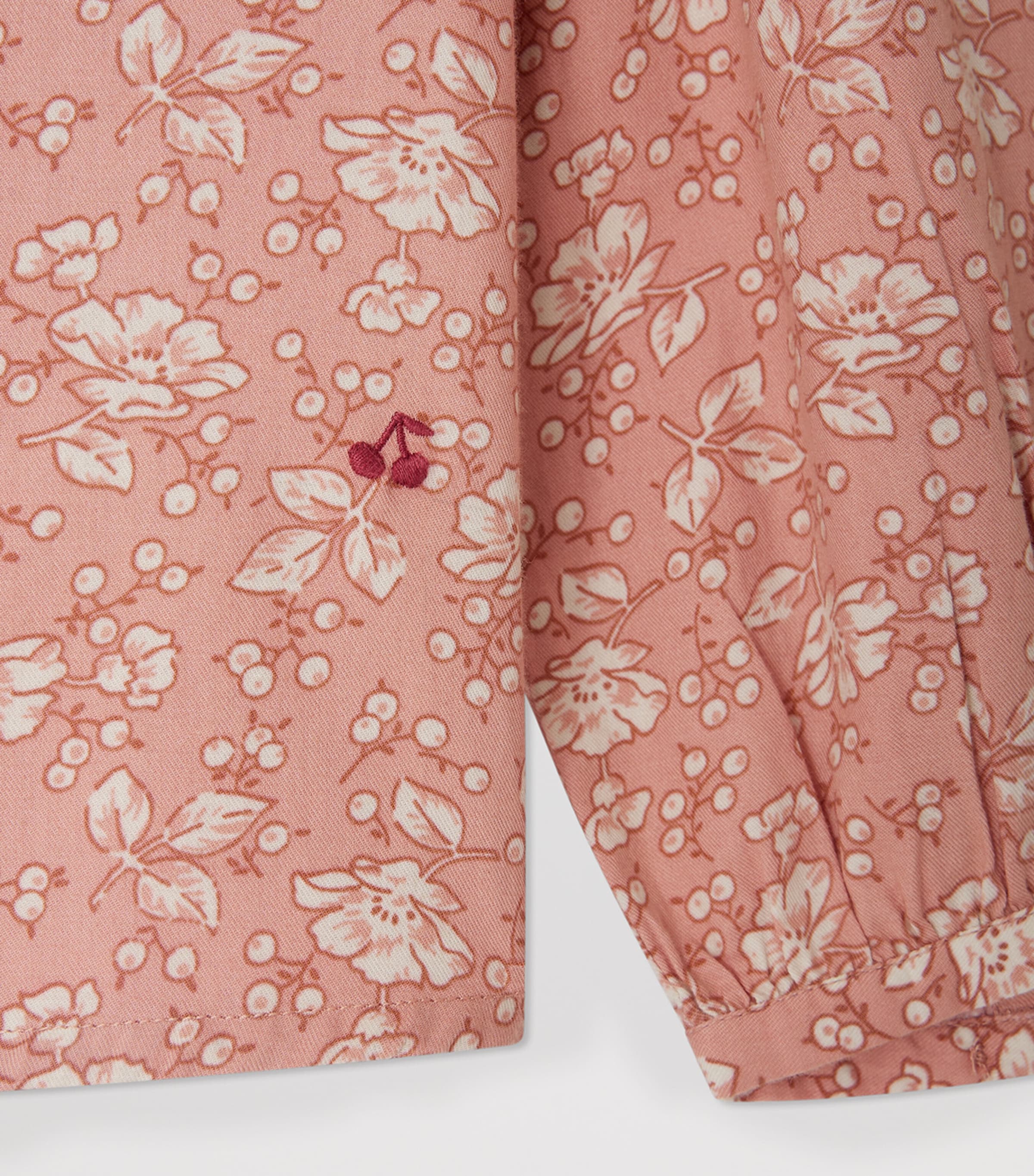 Cotton Botanical Print Blouse (10-14 Years) FL ROSE FARD Image 3