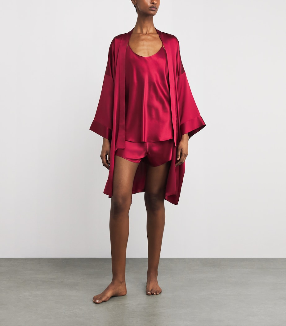 Silk Bella Pyjama Set RUSSET Image 2