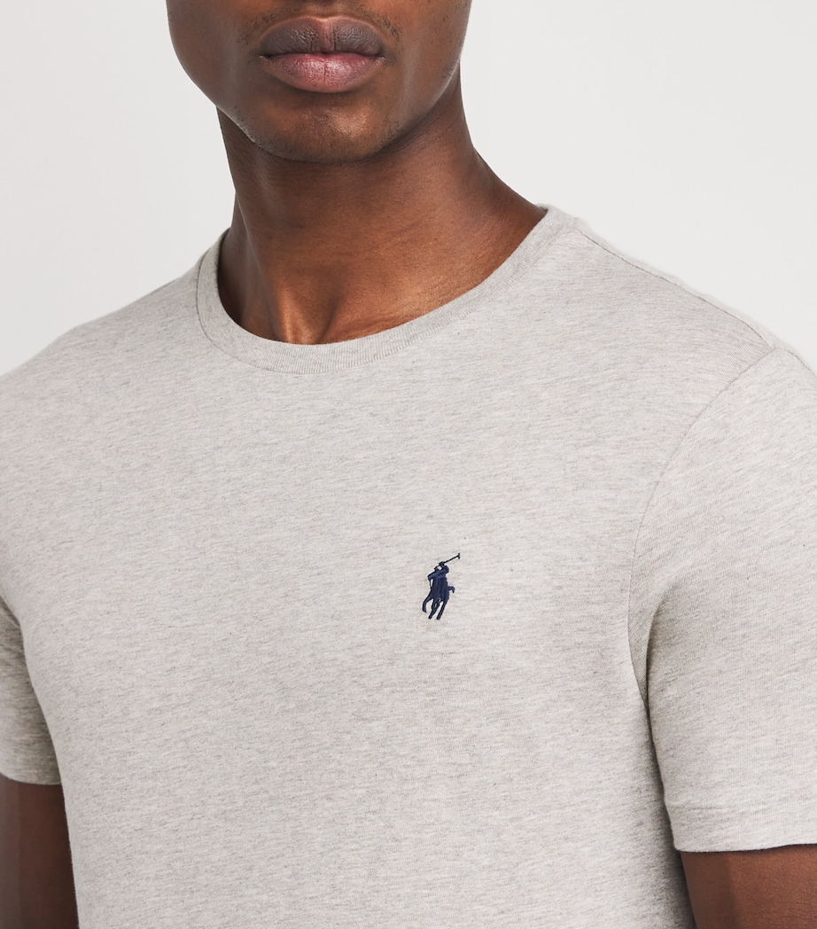 Polo Ralph Lauren Mens Logo T-Shirt Grey Heather Image 3