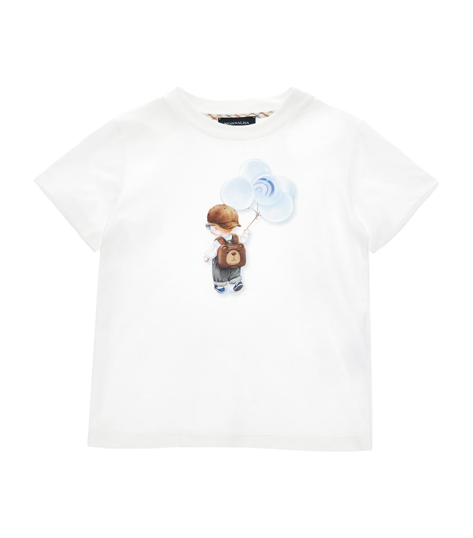 Cotton Printed T-Shirt (6-24 Months) PANNA Image 1