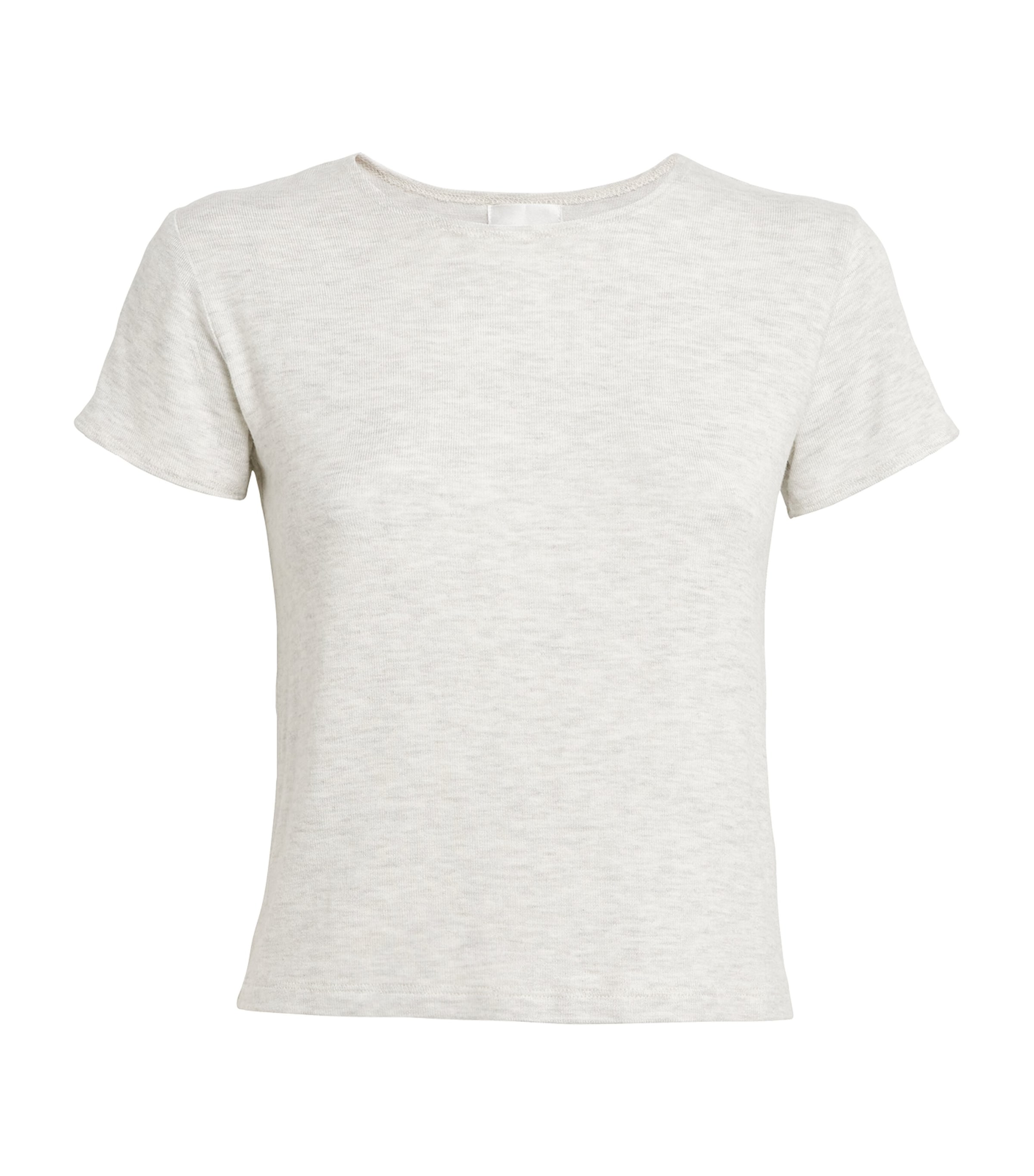 Shop Leset Cropped Lauren Margo T-shirt In Grey