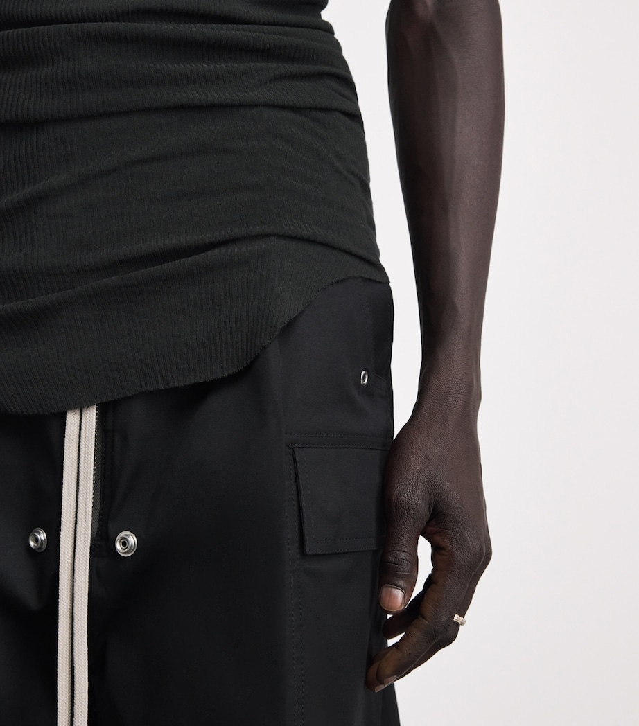 Rick Owens Mens Basic Ribbed Tank Top Black Image 3