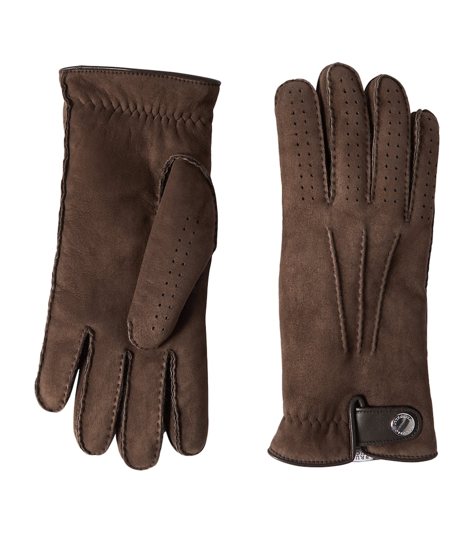 Brunello Cucinelli Suede Gloves Image 1