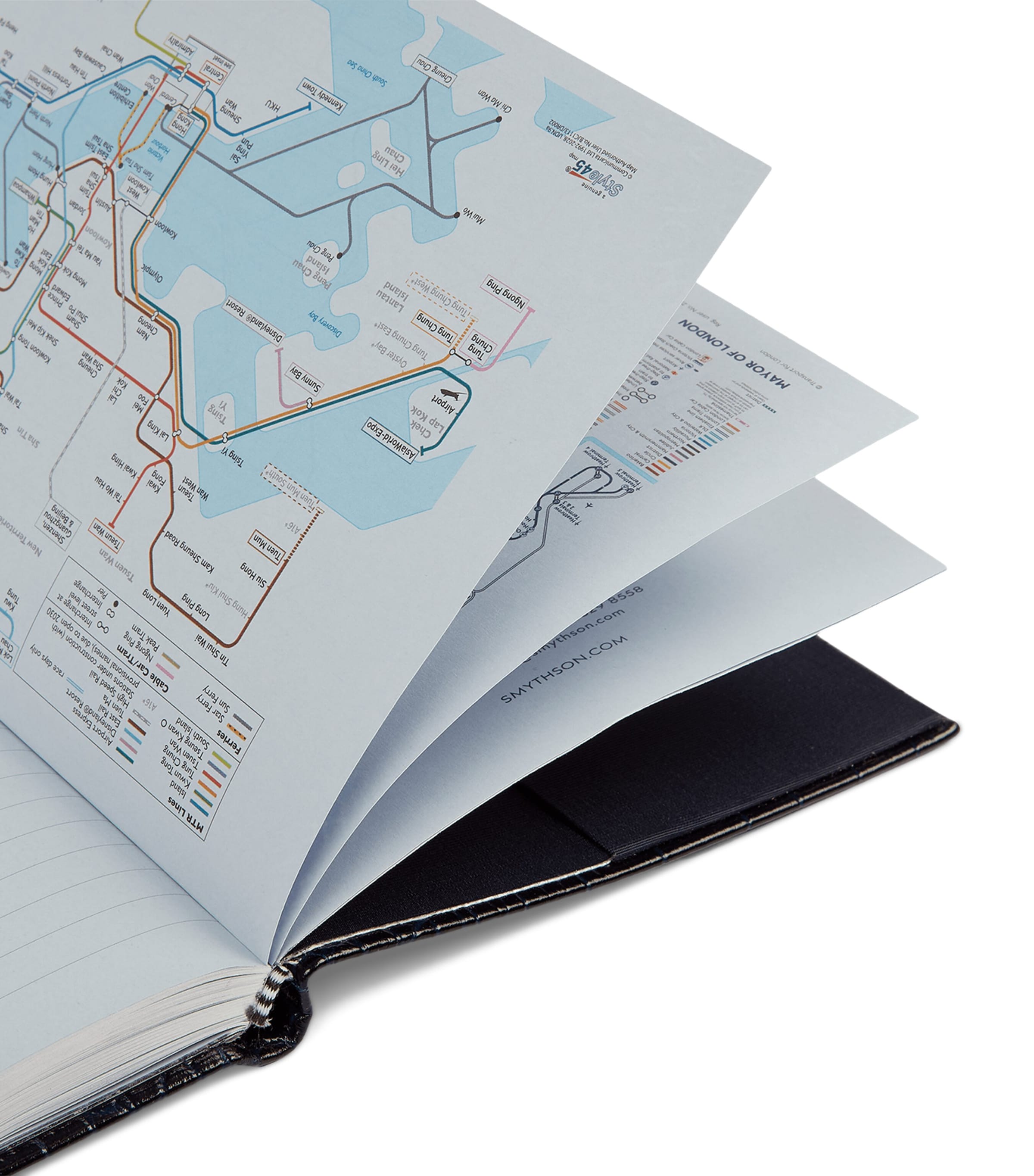 Smythson Leather Soho Weekly Diary 2027 Navy Image 7