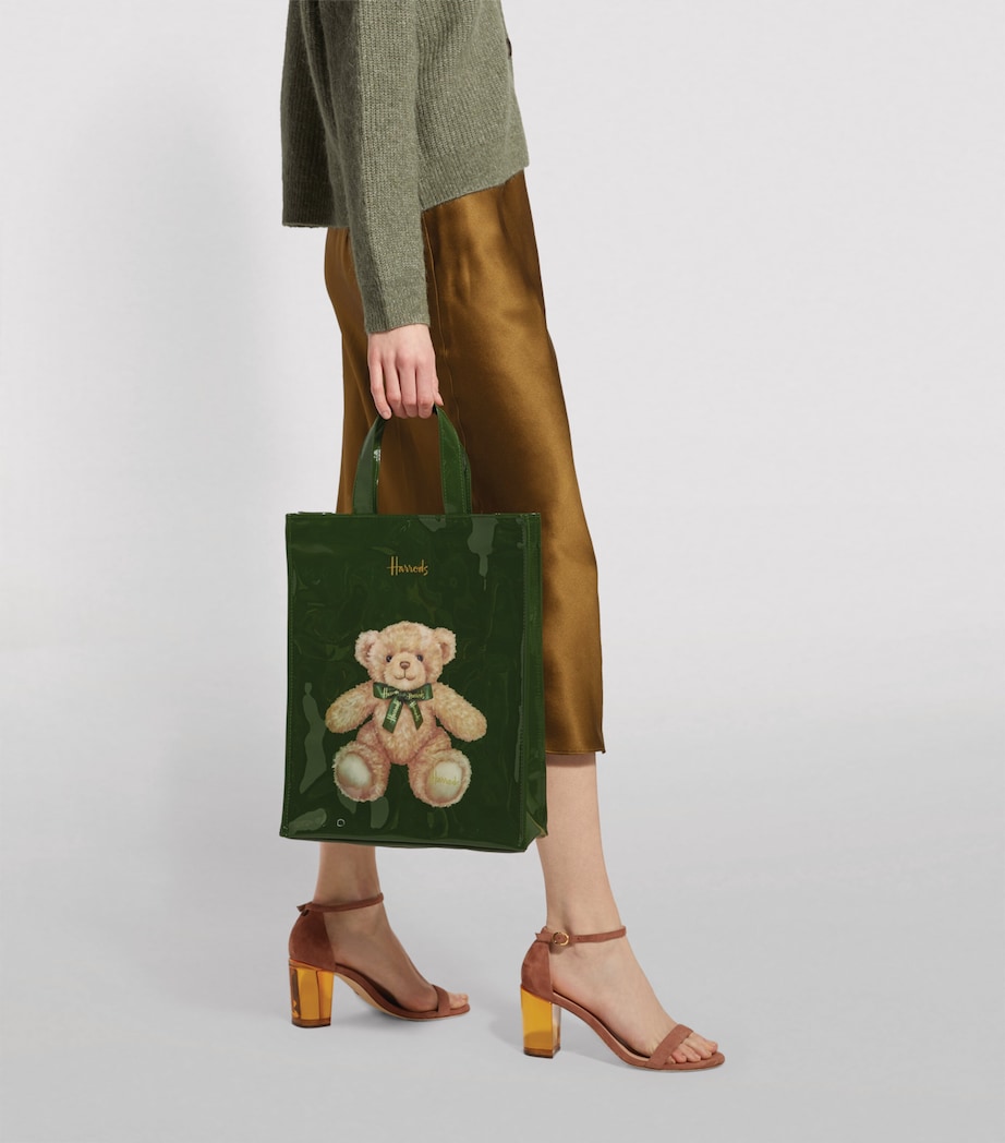 Medium Jacob Bear Shopper Bag GREEN Image 2