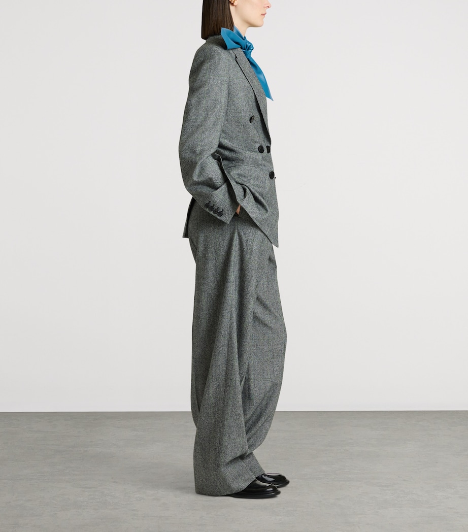 Givenchy Womens Wool Double-Breasted Blazer Image 4