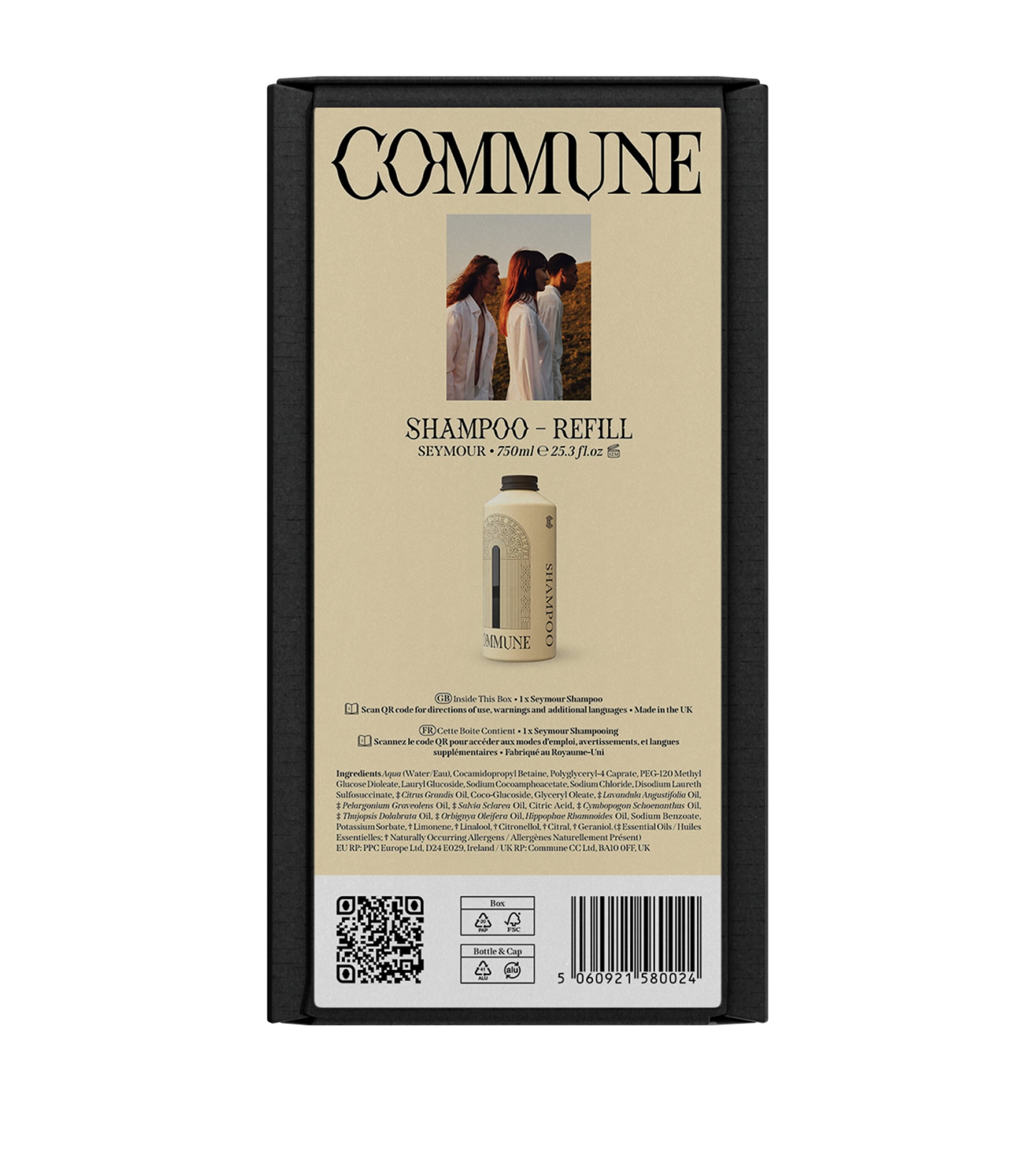 Seymour Shampoo (750ml) - Refill NO COLOUR Image 3