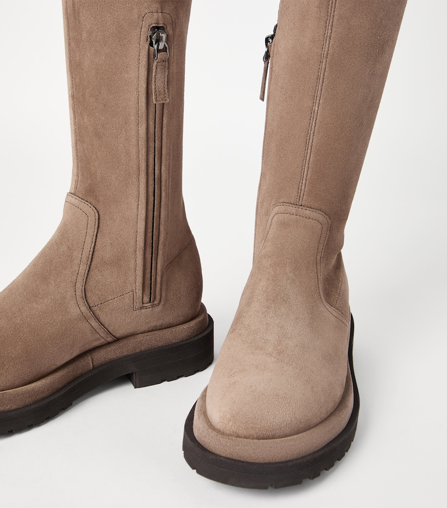 Suede Over-The-Knee Boots C4395 Image 6