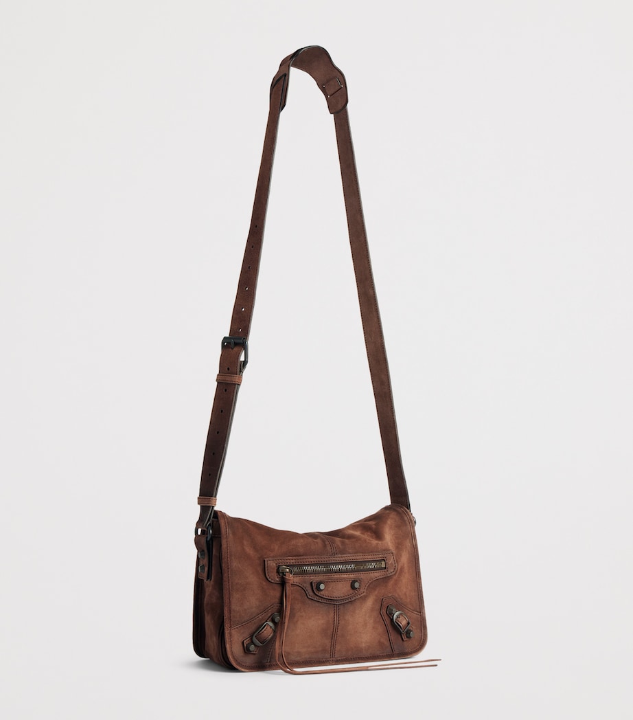 Balenciaga Suede Le City Messenger Bag Image 5
