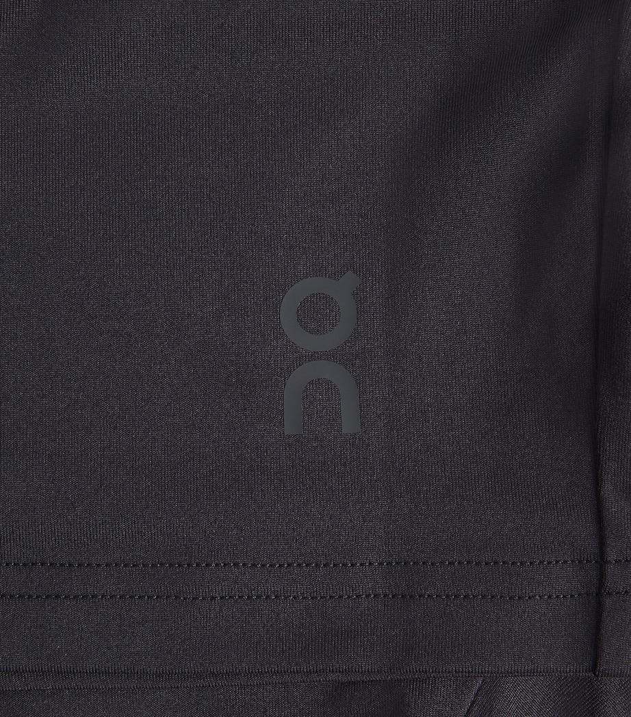 Long-Sleeve Studio Crop Top BLACK Image 5