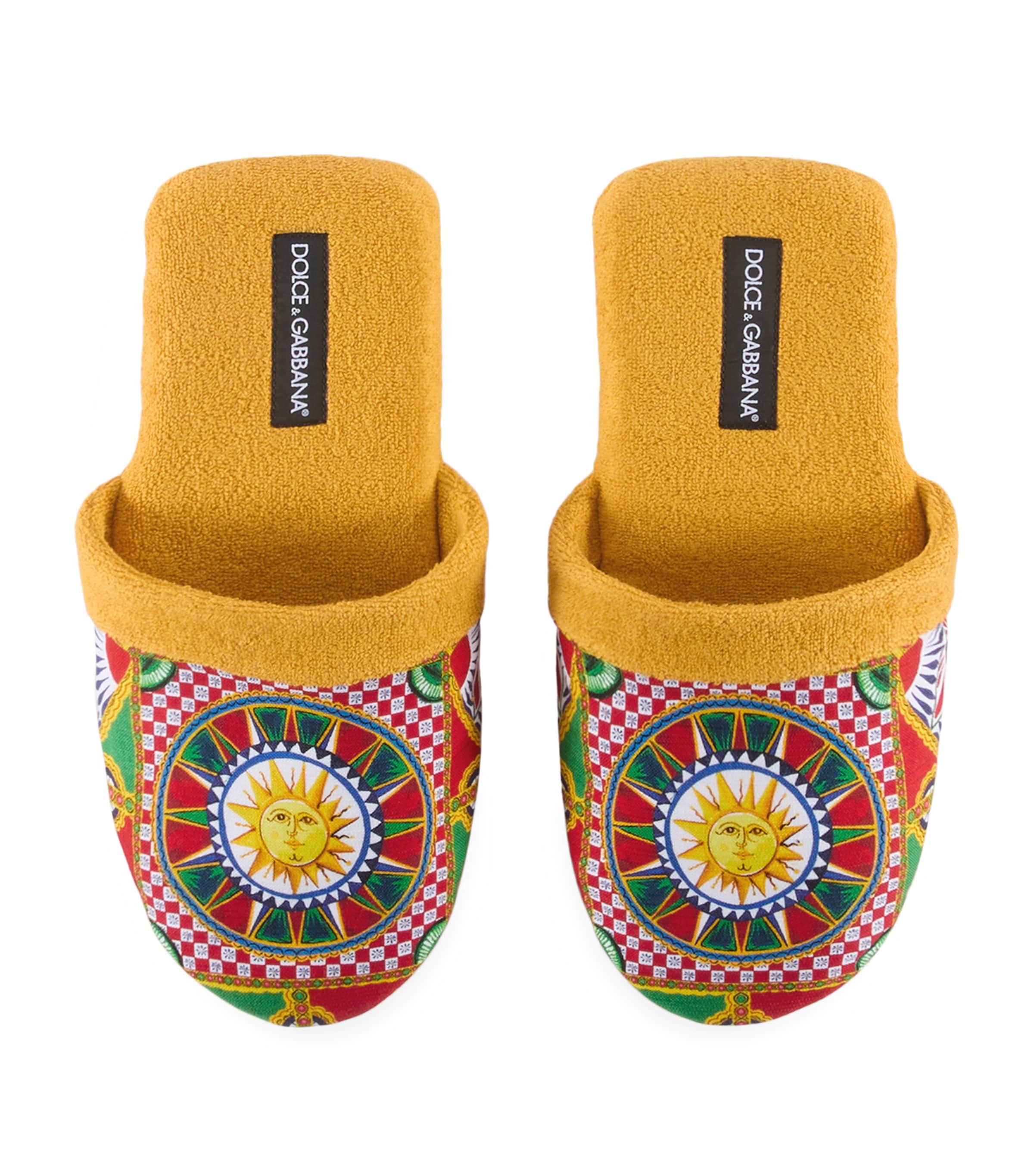 Dolce&Gabbana Casa Caretto Slippers Carretto/giallo Image 3
