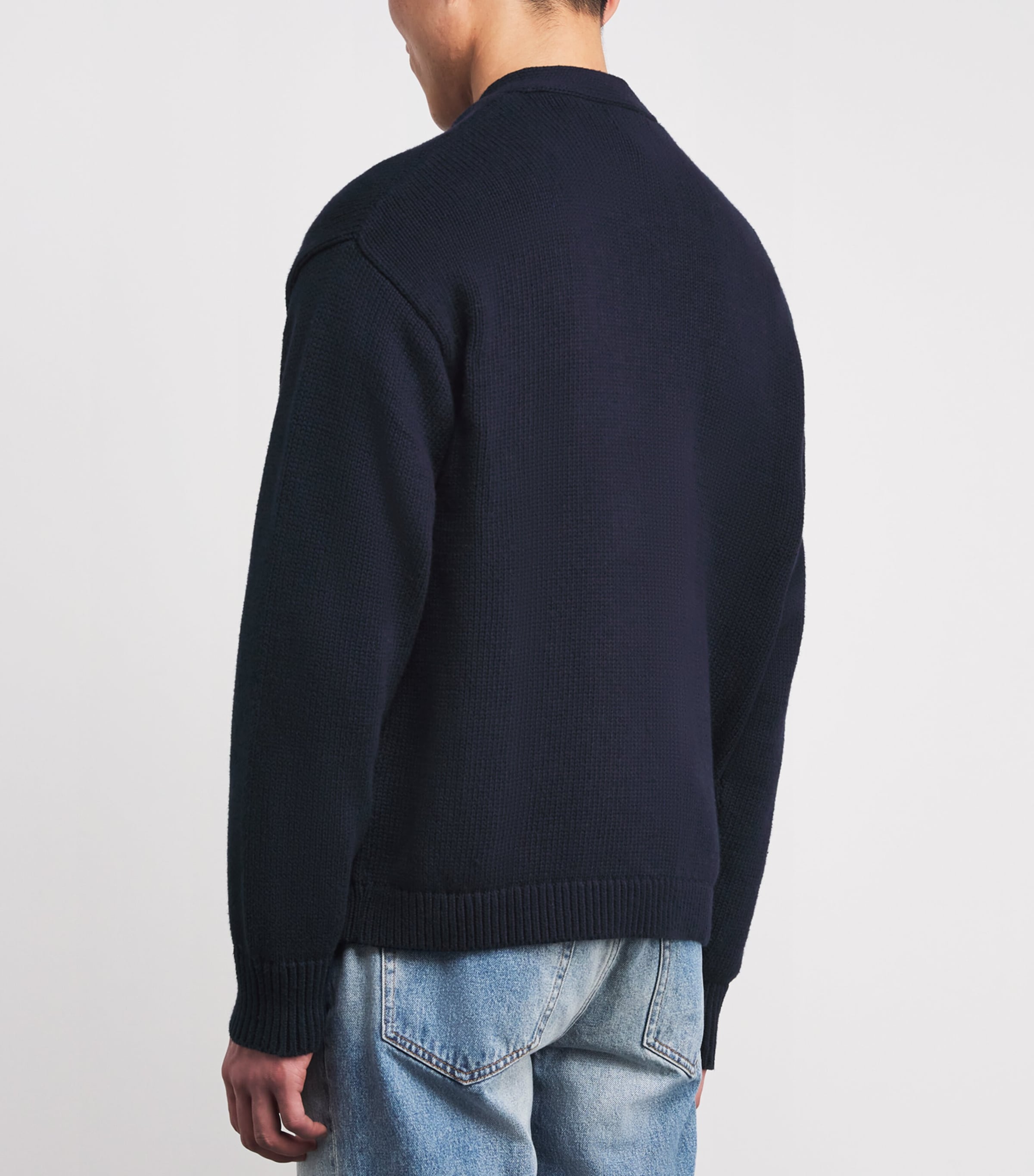 Cotton Cardigan HUNTER NAVY Image 4