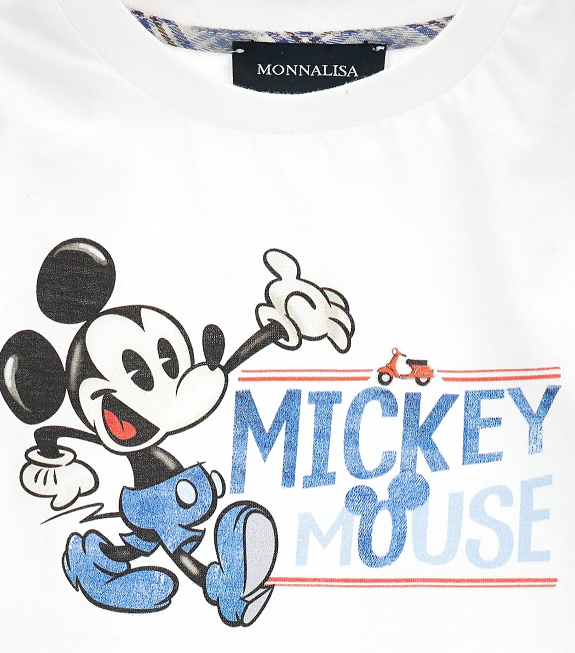 Cotton Mickey Mouse T-Shirt (6-24 Months) PANNA Image 3