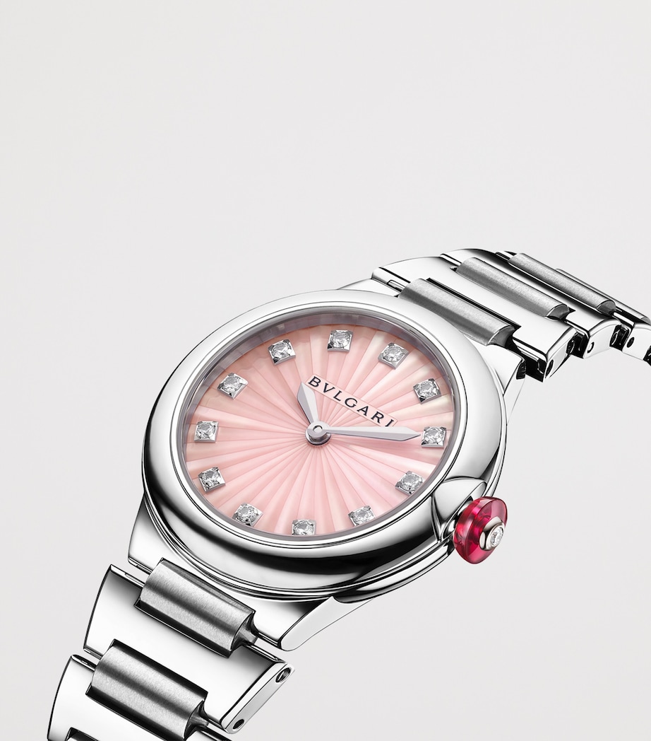 Stainless Steel Lvcea Watch 28mm SILVER Image 2