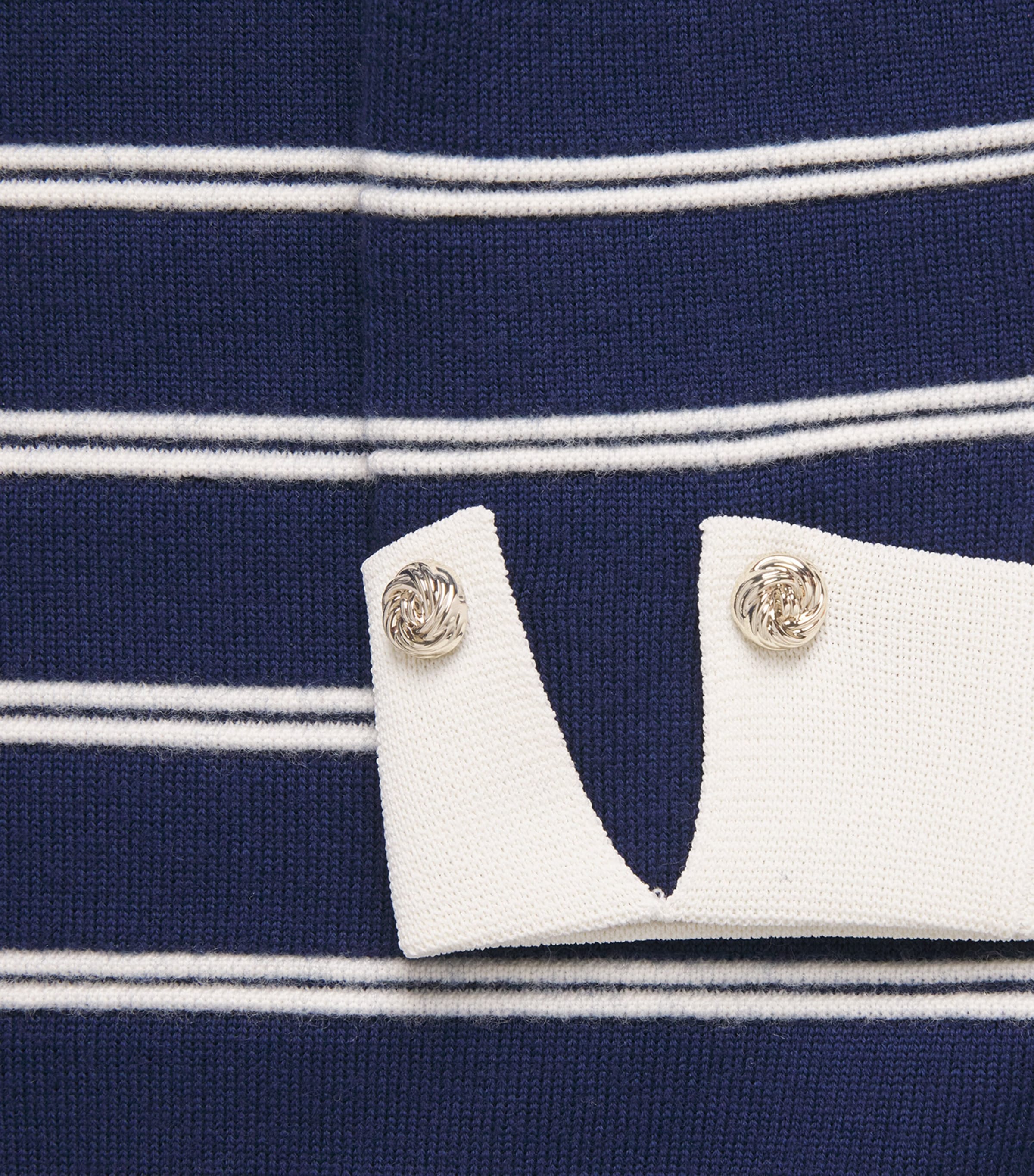 Claudie Pierlot Womens Wool-Blend Stripe Sweater Dual Color Image 6