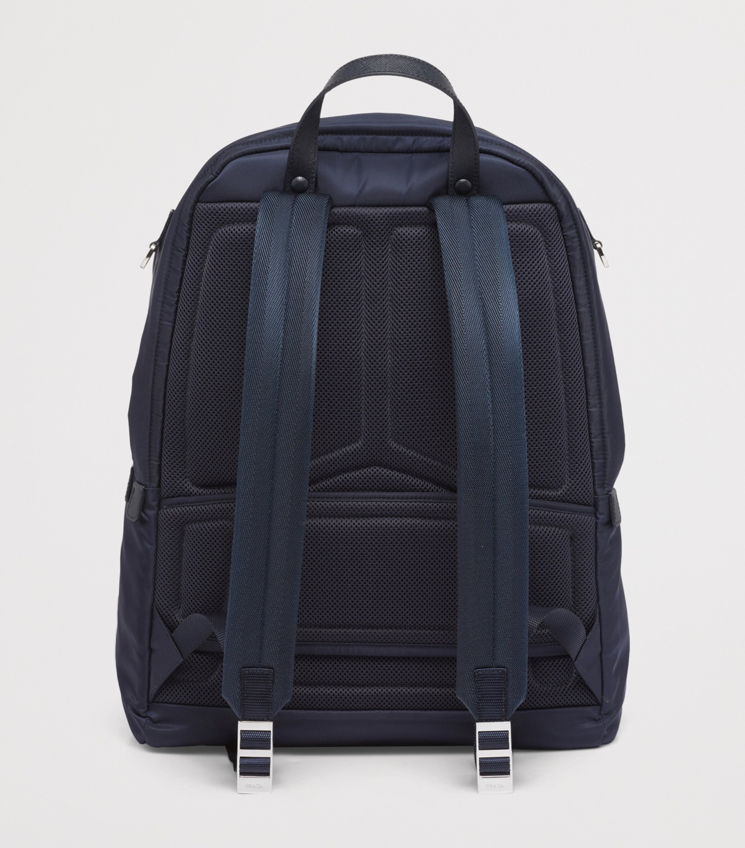 Re-Nylon and Saffiano Leather Backpack F0008 Image 4