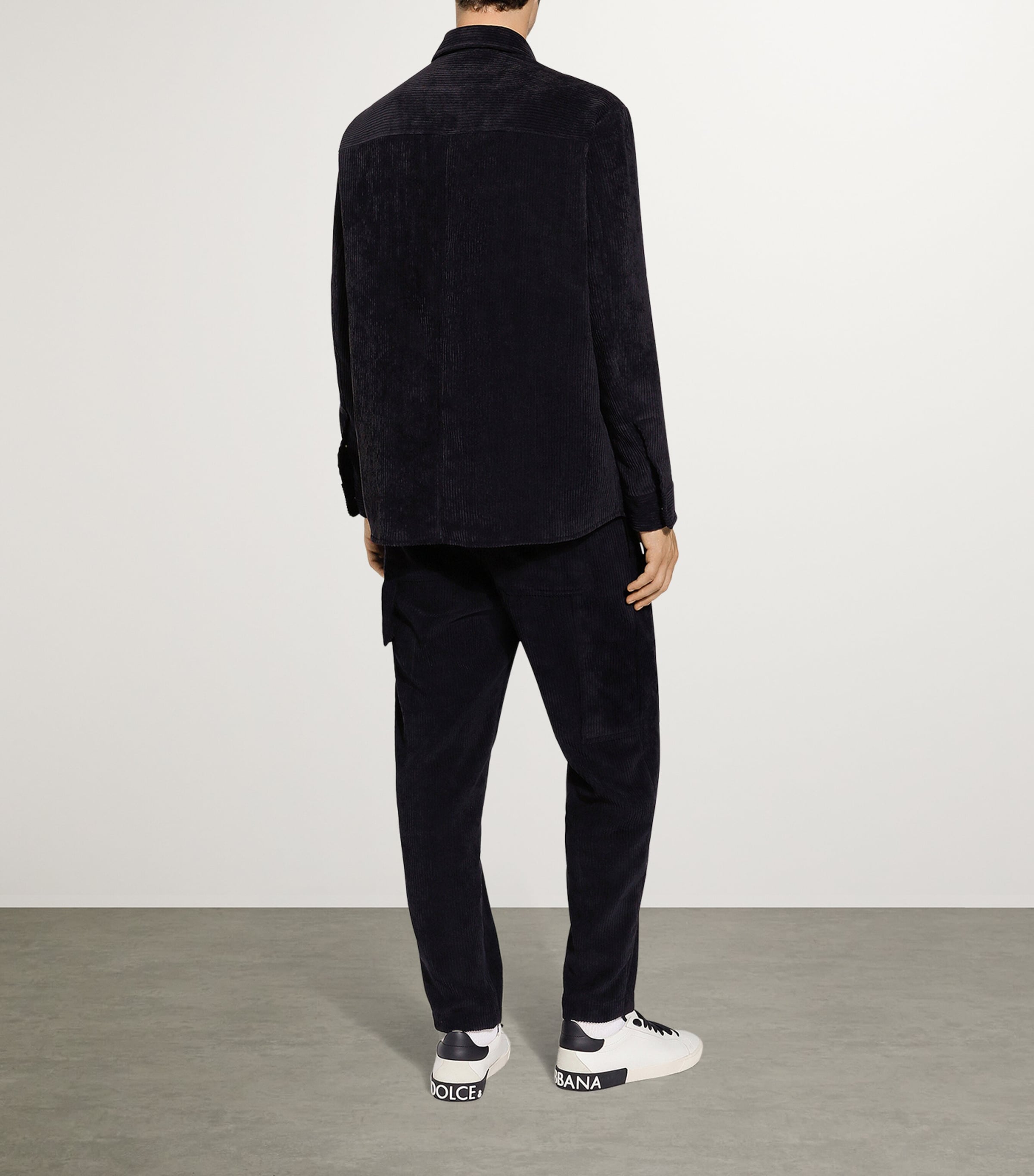 Corduroy Shirt N0000-BLACK Image 5