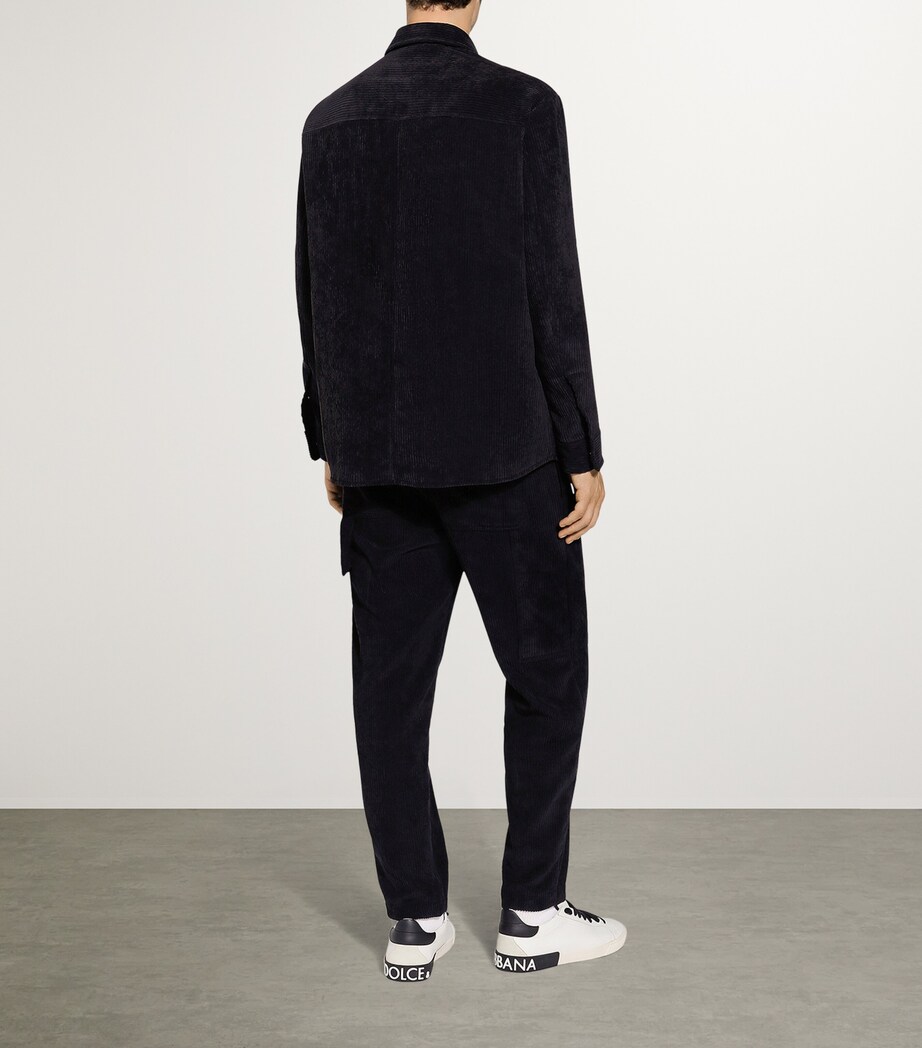 Corduroy Shirt N0000-BLACK Image 5