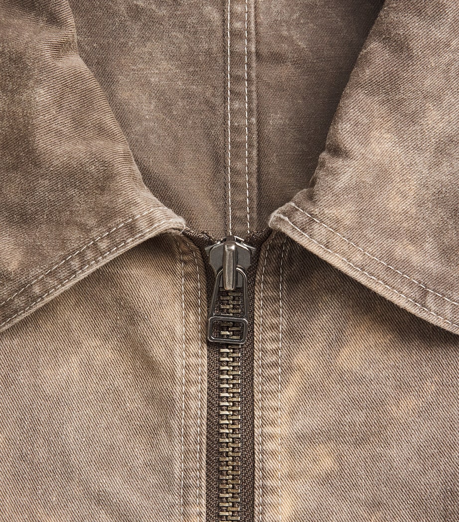 IM MEN Mens Cotton Elements Jacket Dark Beige Image 6