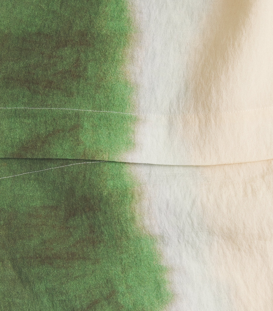 Vince Womens Sleeveless Dip Dye Blouse Prclain/herba Image 6