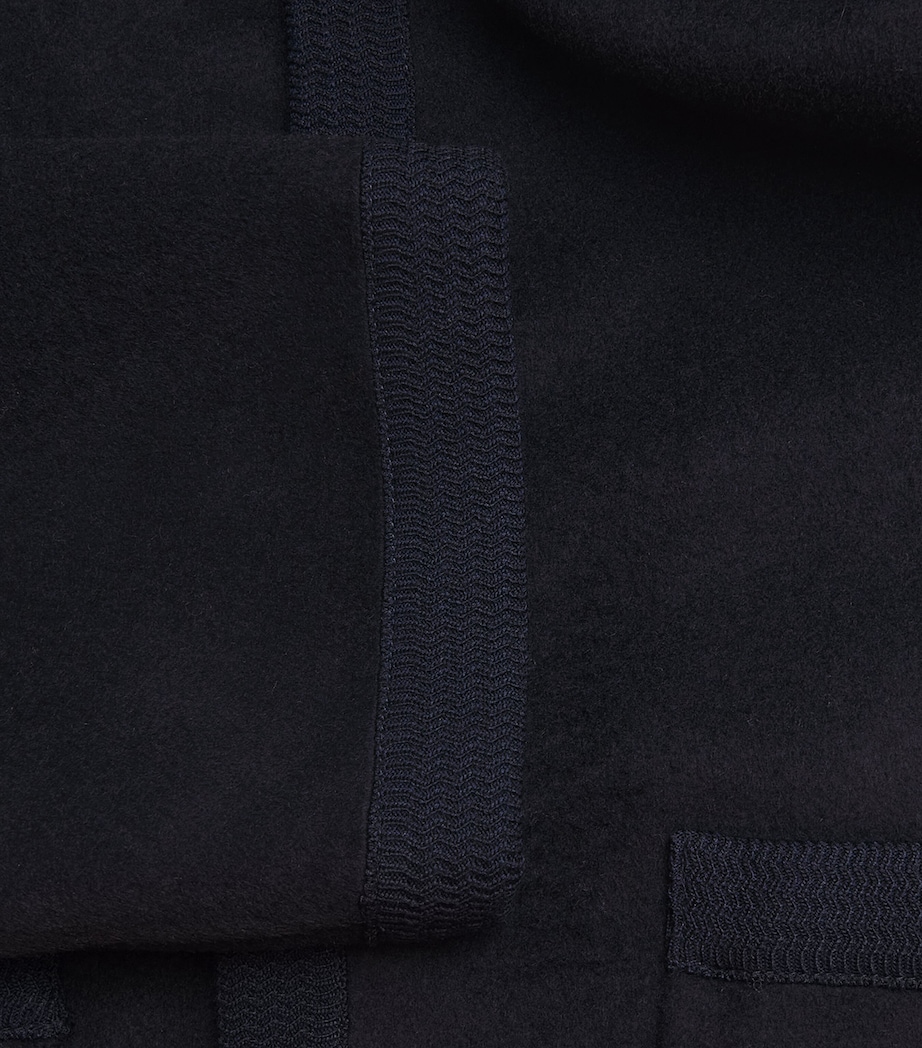 Wool-Blend Double-Faced Jacket NAVY Image 5