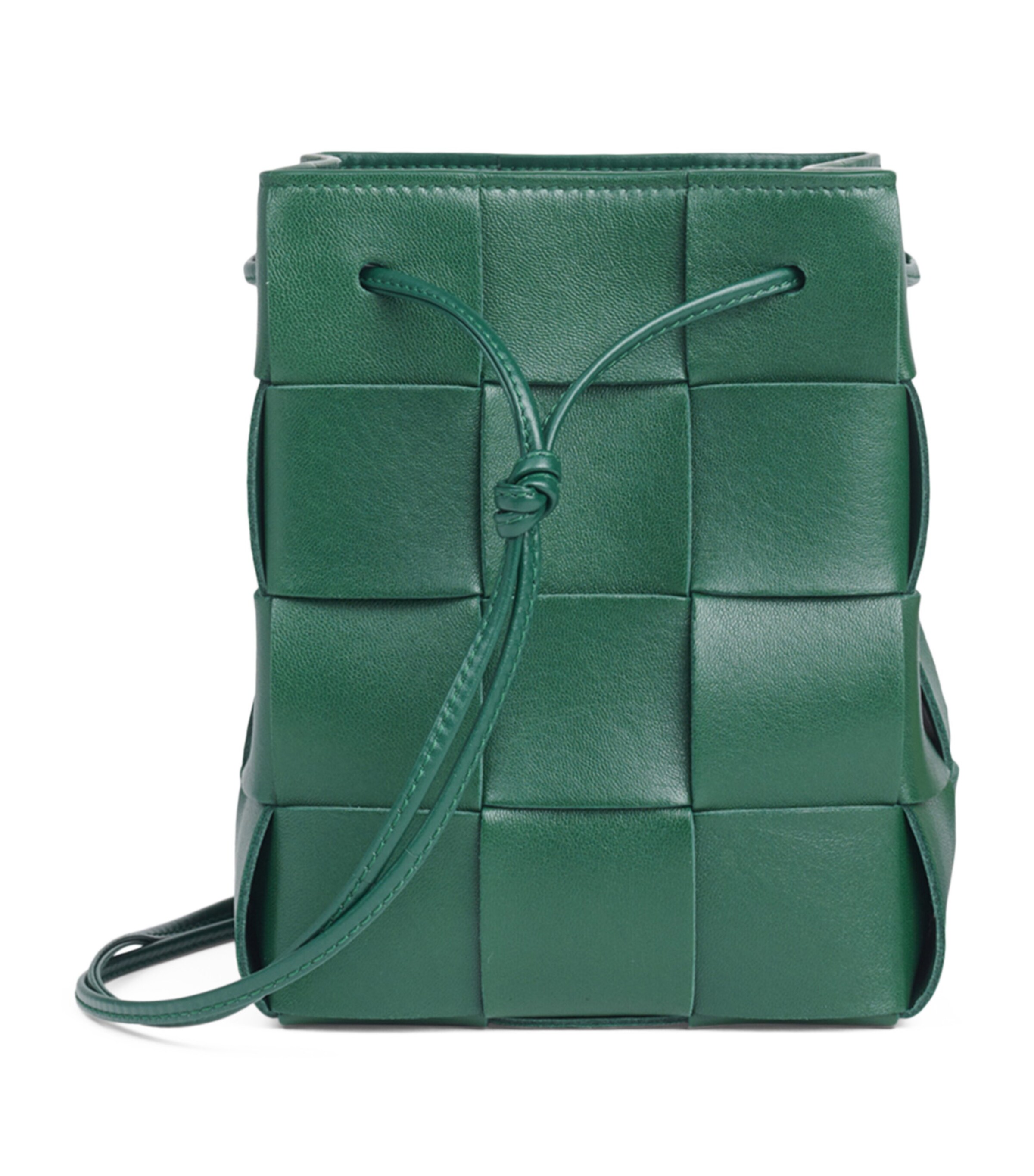 Bottega Veneta Small Leather Cassette Bucket Bag | Harrods US