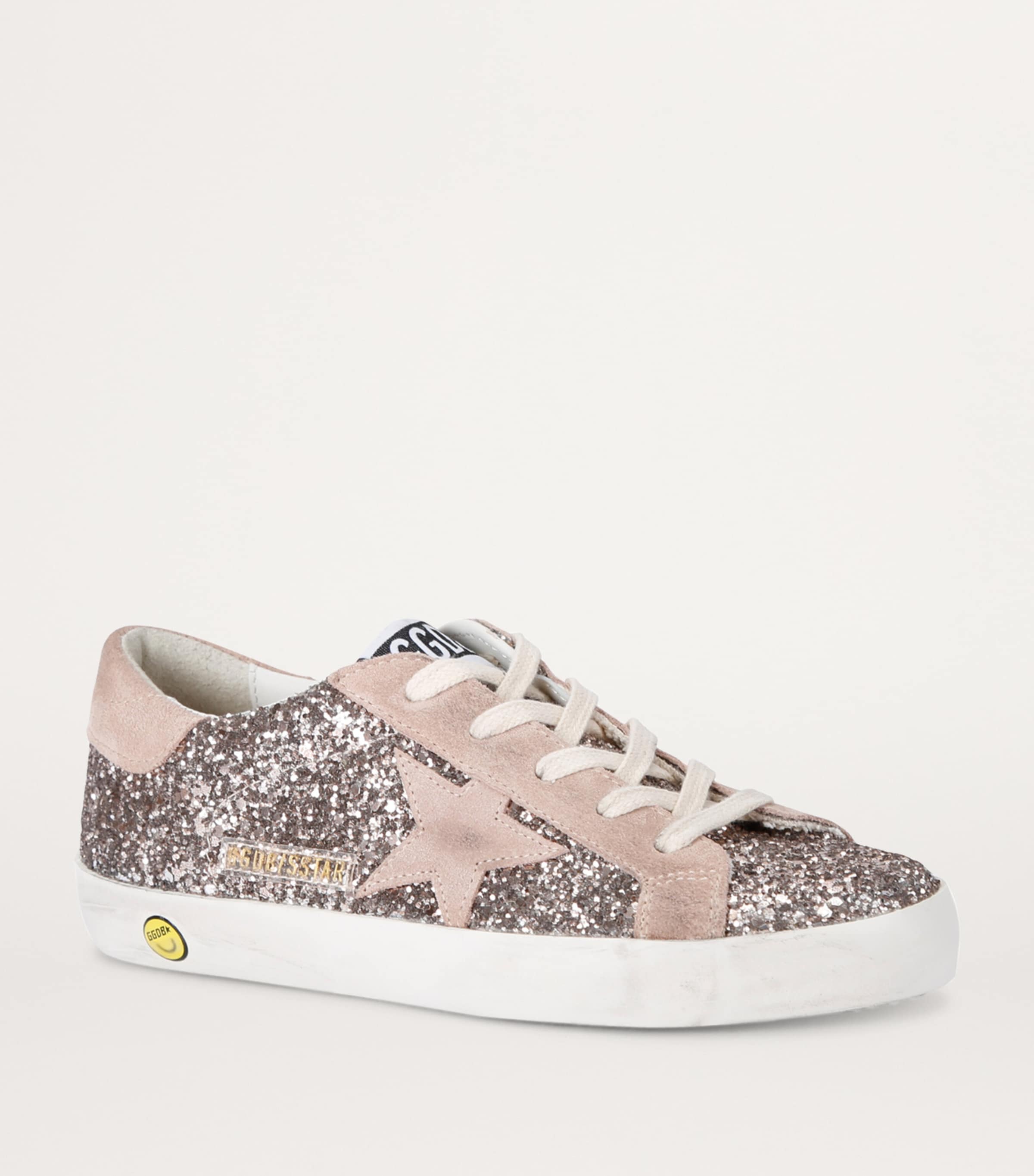 Golden Goose Leather Super-Star Sneakers Bronze Com Image 3