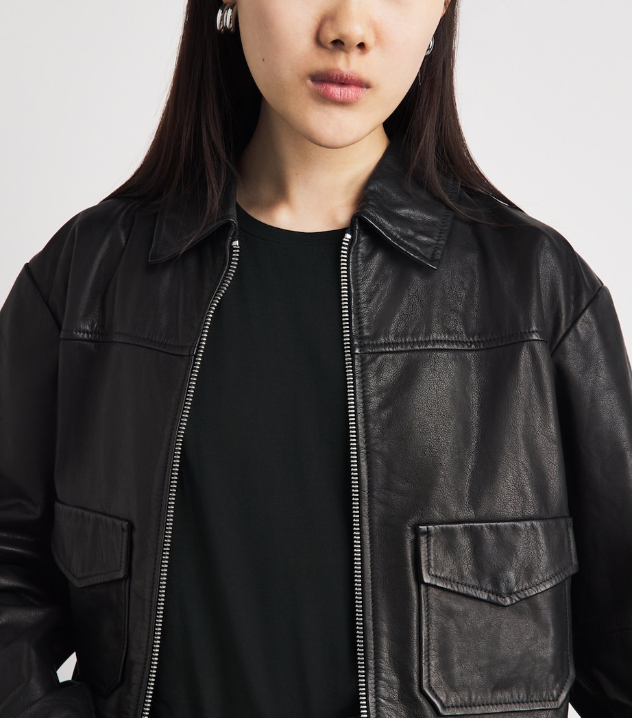 PAIGE Womens Cotton Haven T-Shirt Black Image 3