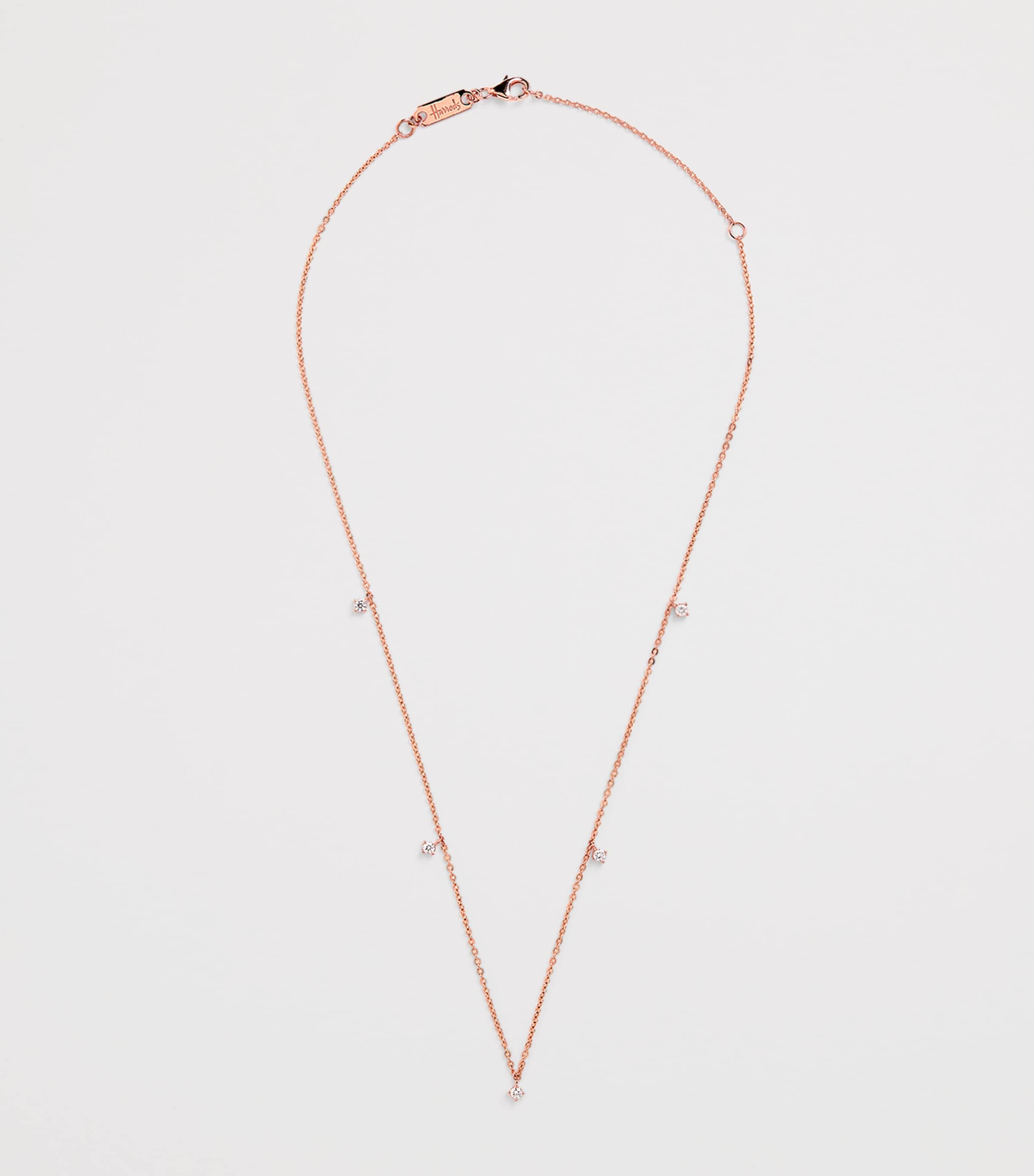 Rose Gold and Diamond Necklace (0.60ct) ROSE GOLD Image 3