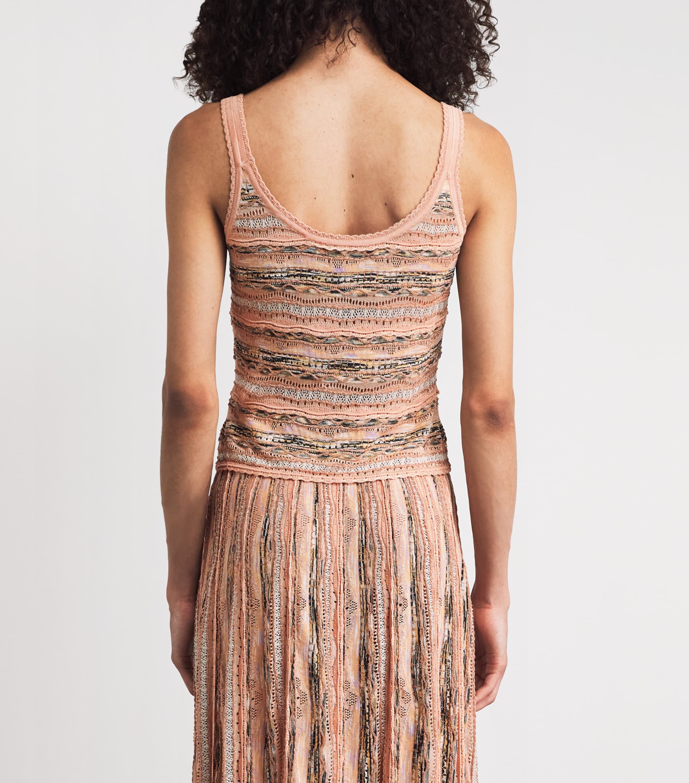 Ulla Johnson Womens Knitted Clotilde Tank Top Hibiscus Image 5