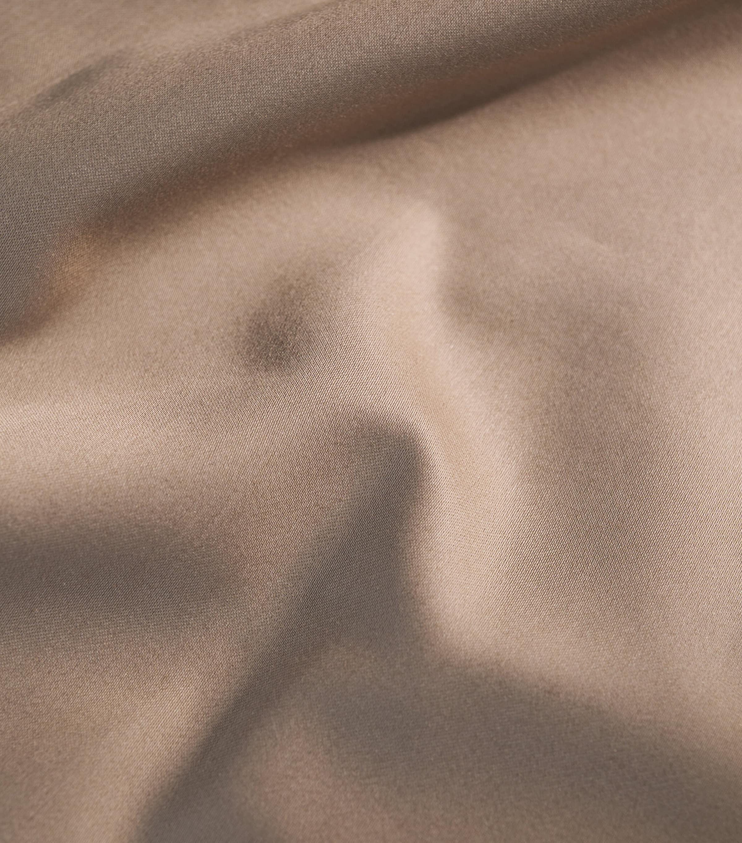 Hamam Organic Cotton Sateen Core King Fitted Sheet (160cm x 200cm) Vapour Image 4