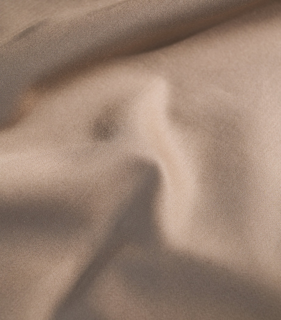 Hamam Organic Cotton Sateen Core King Fitted Sheet (160cm x 200cm) Vapour Image 4