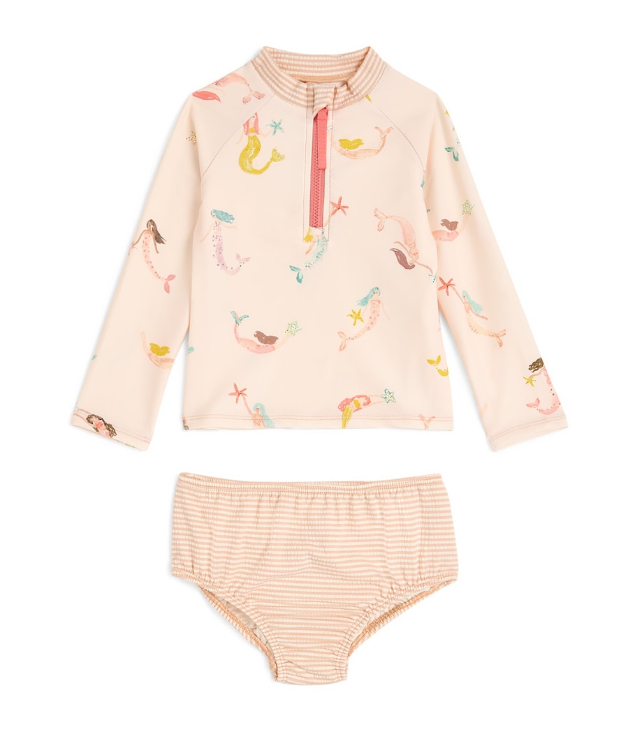 Rash Guard Top and Bloomers Swim Set (6-24 Months) MERMAID MELODY Image 1