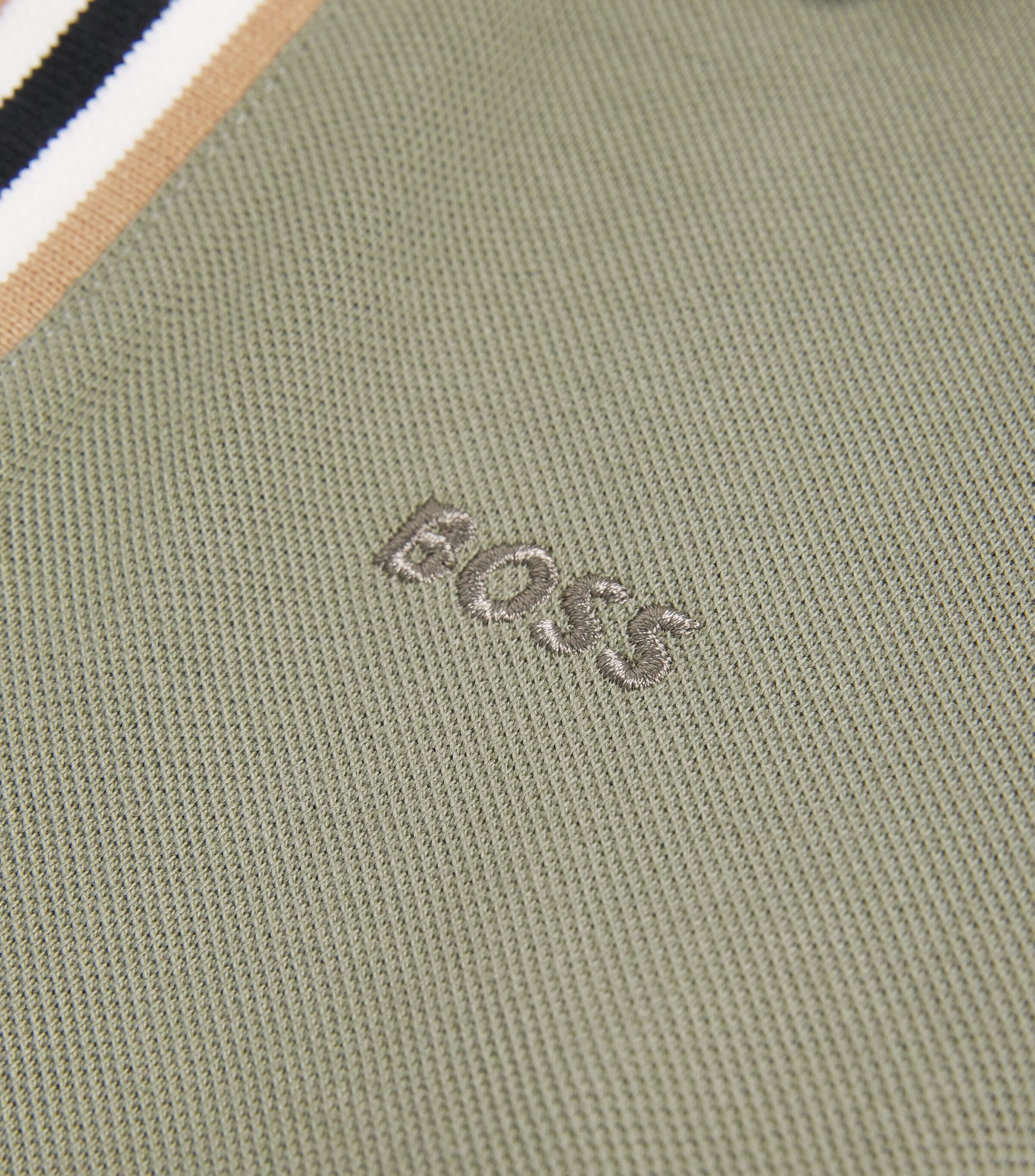 Cotton Piqué Long-Sleeve Polo Shirt (4-16 Years) GREEN Image 3