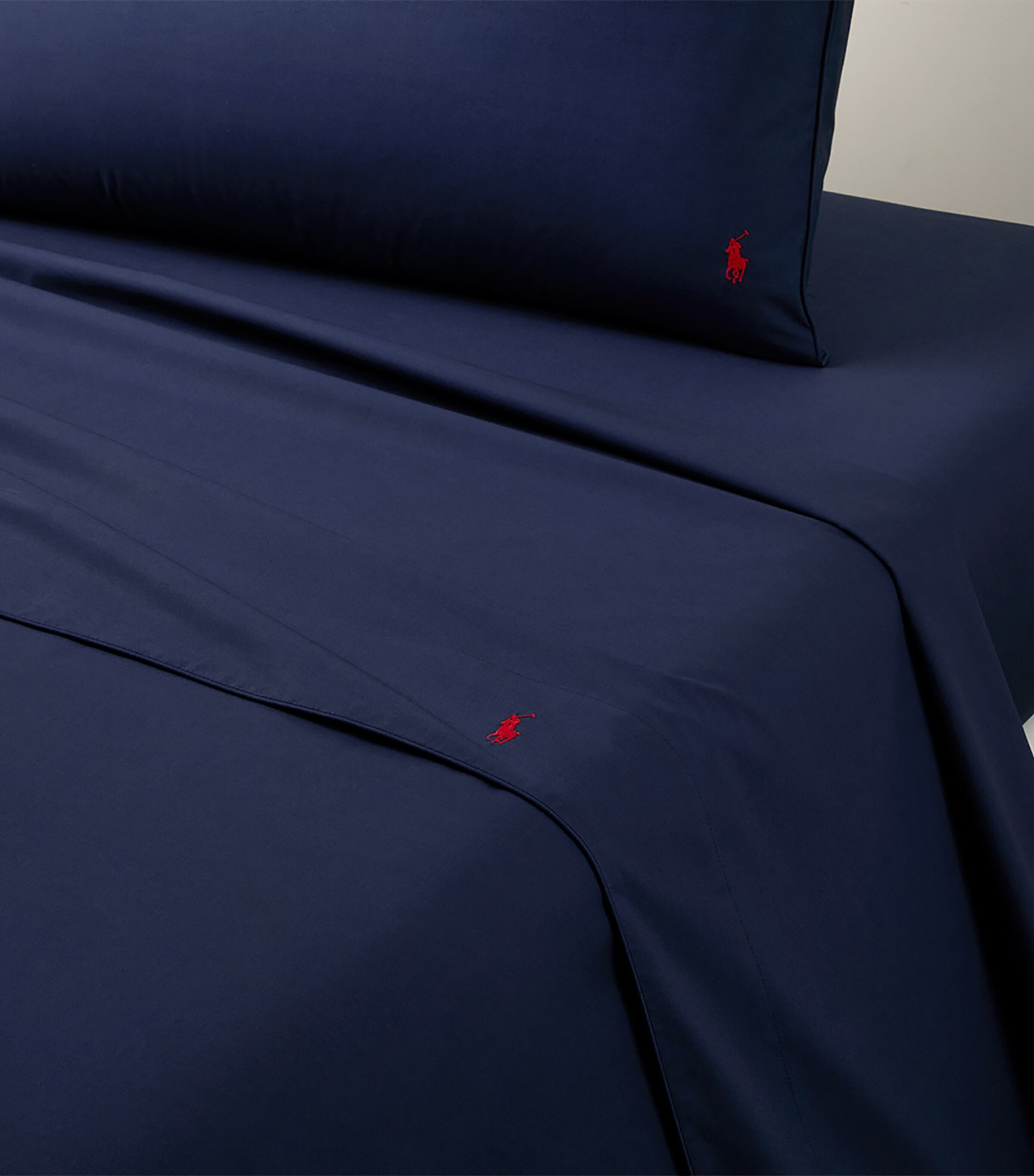 Ralph Lauren Home Cotton Player Double Flat Sheet (240cm x 280cm) Newport Image 2