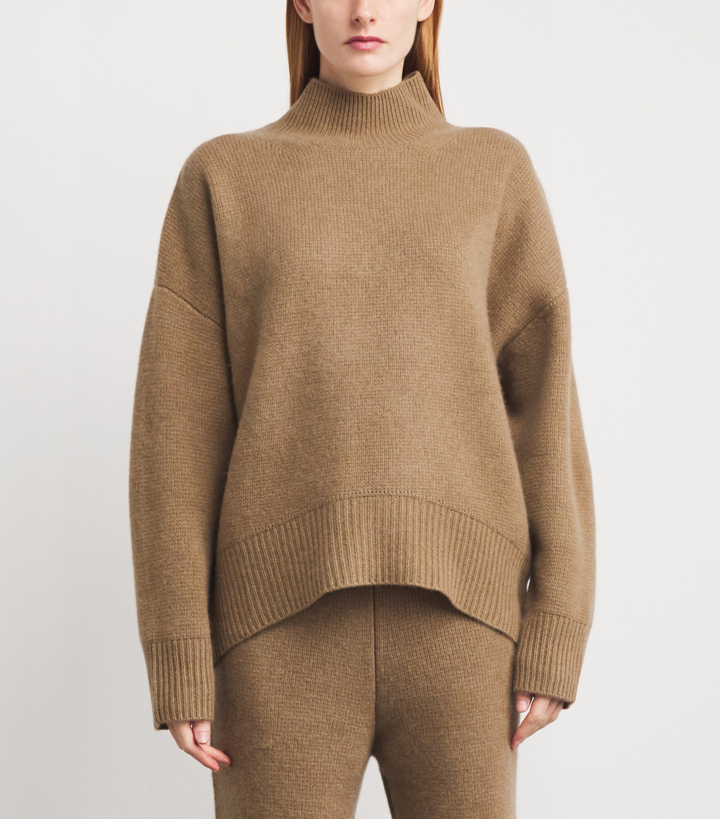 Organic Cashmere Nantes Sweater CAMEL Image 3