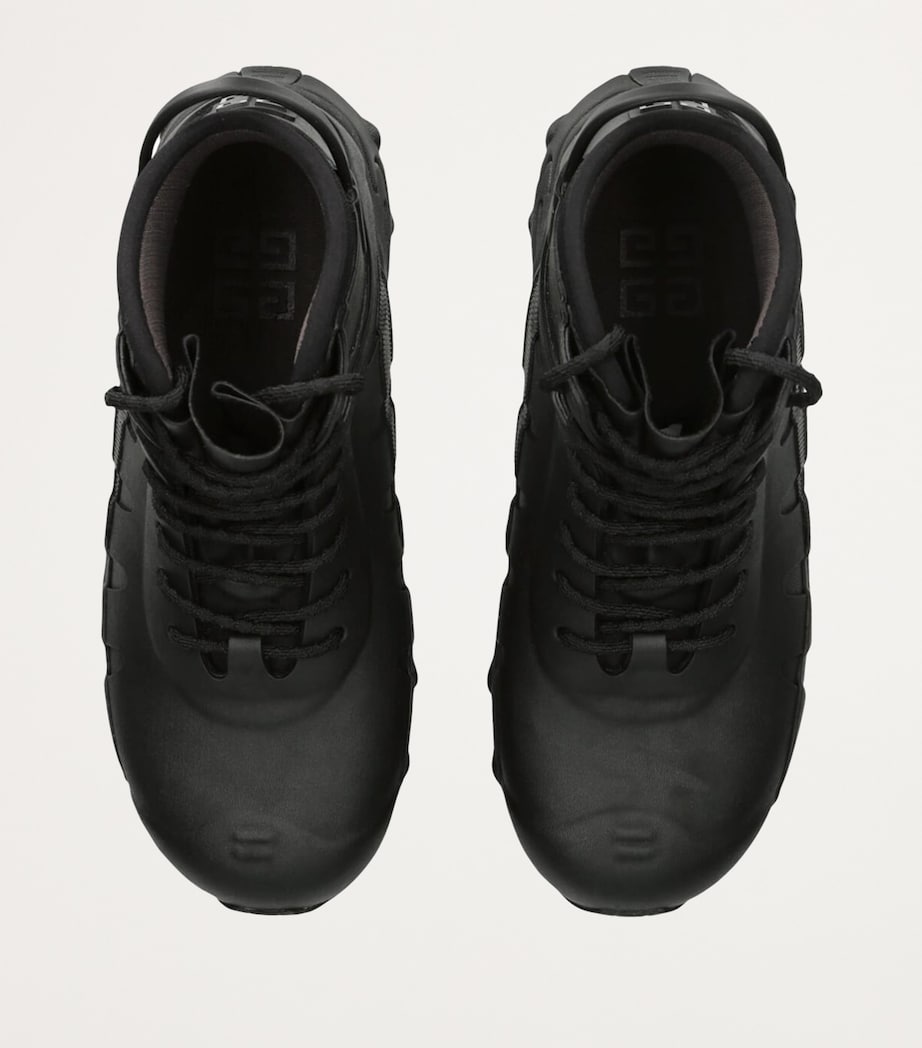 x Bogs Leather Lace-Up Boots BLACK Image 6