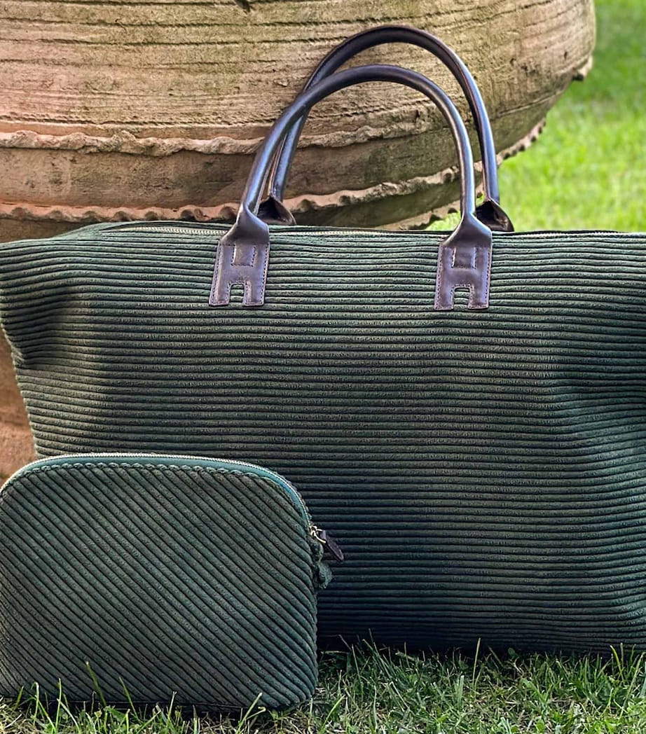 Small Zeus Make-Up Bag GREEN Image 2