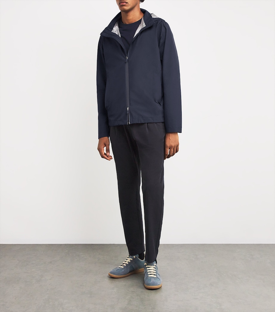 Waterproof Hooded Jacket 9201BLU NAVY Image 2