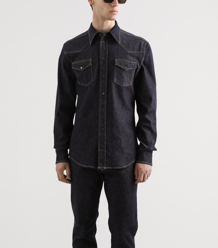 Denim Western Shirt S9001-MULTI Image 2