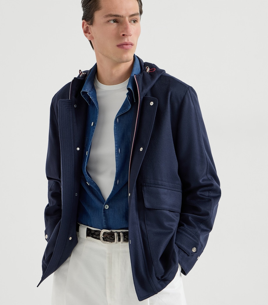 Cashmere Hooded Jacket CU926 Image 4