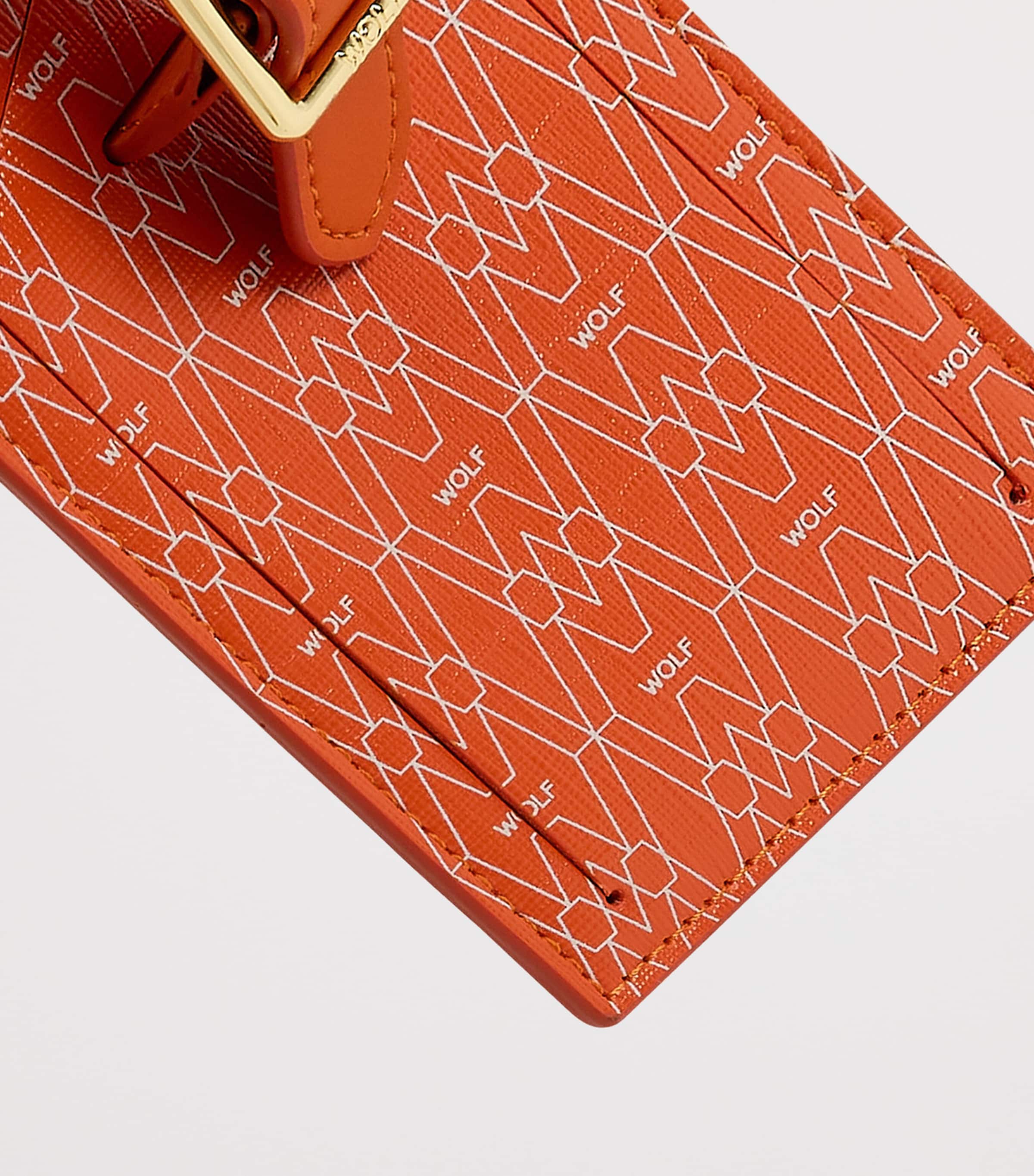 Vegan Signature Luggage Tag ORANGE Image 5